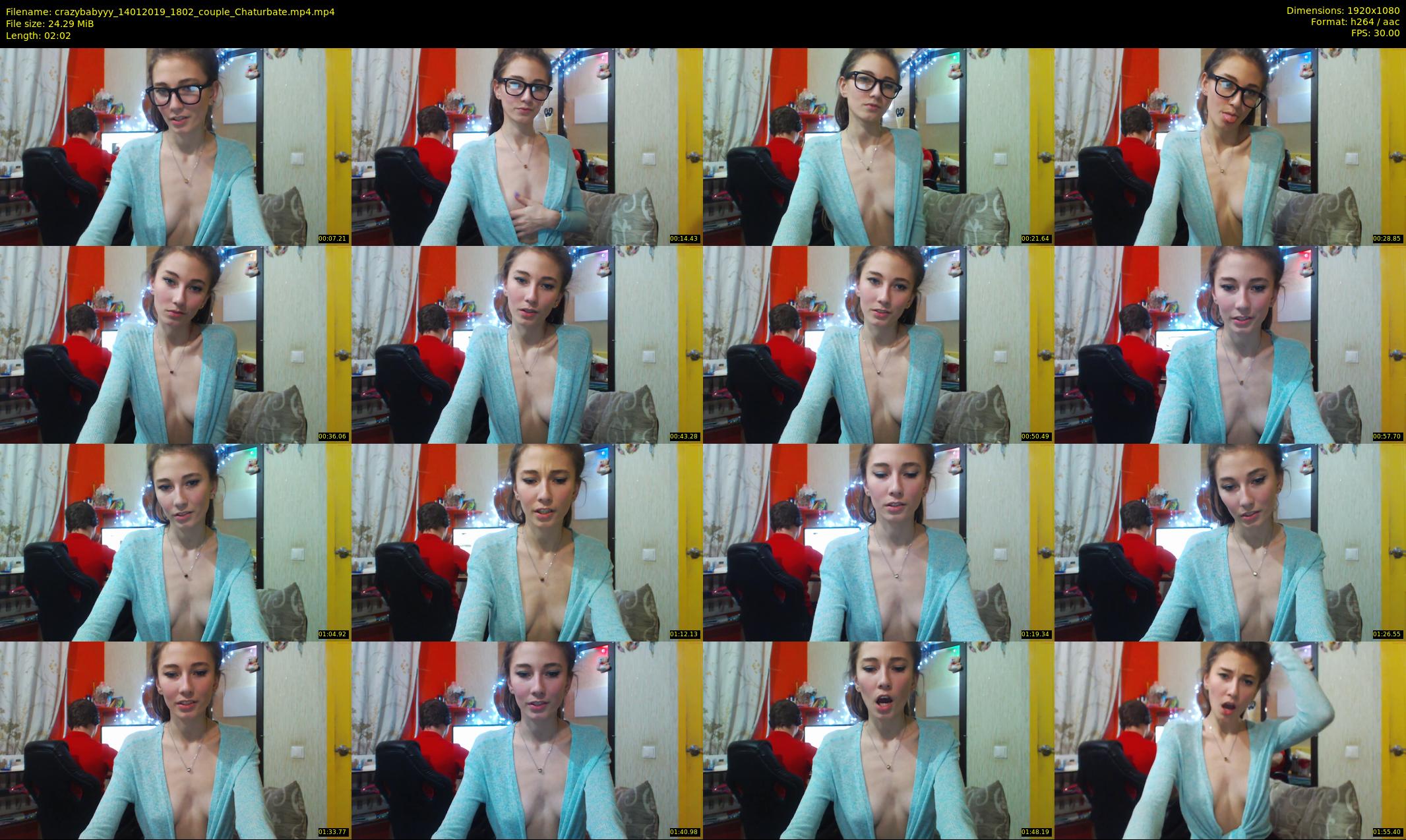crazybabyyy — 3 minute Chaturbate couple cam show recording, 1080p, Jan 14, 2019