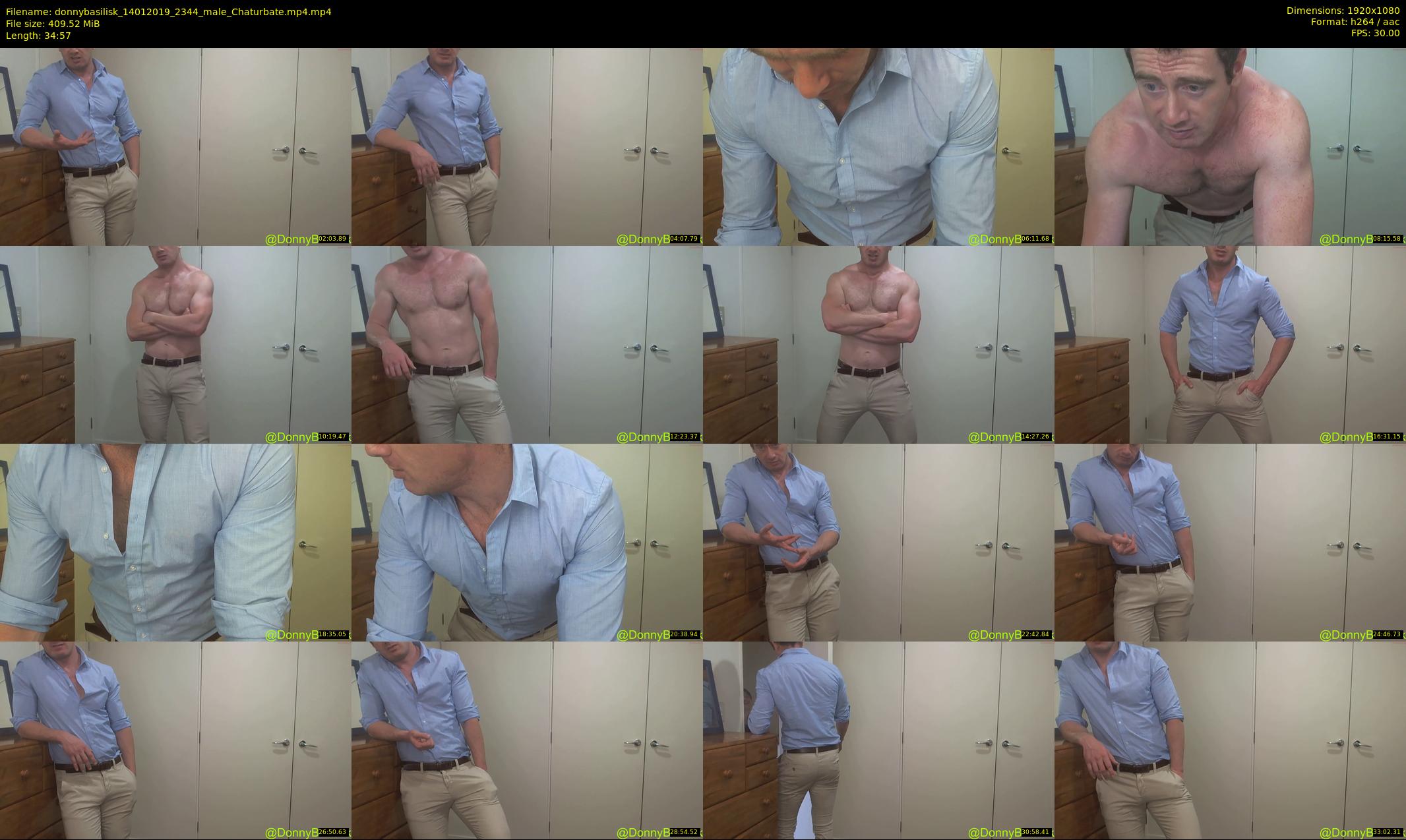 donnybasilisk — 35 minute Chaturbate male cam show recording, 1080p, Jan 14, 2019