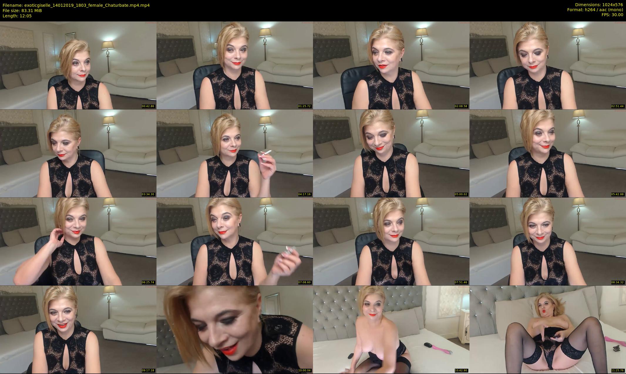 exoticgiselle — 13 minute Chaturbate female cam show recording, 480p, Jan 14, 2019