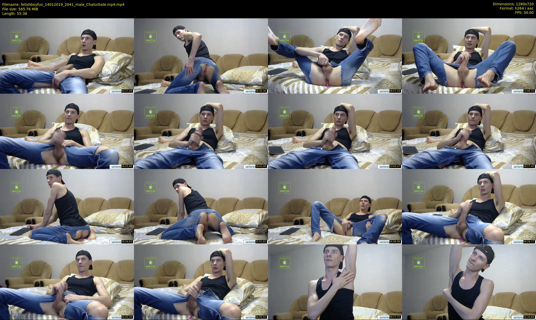 fetishboyfun — 56 minute Chaturbate male cam show recording, 720p, Jan 14, 2019