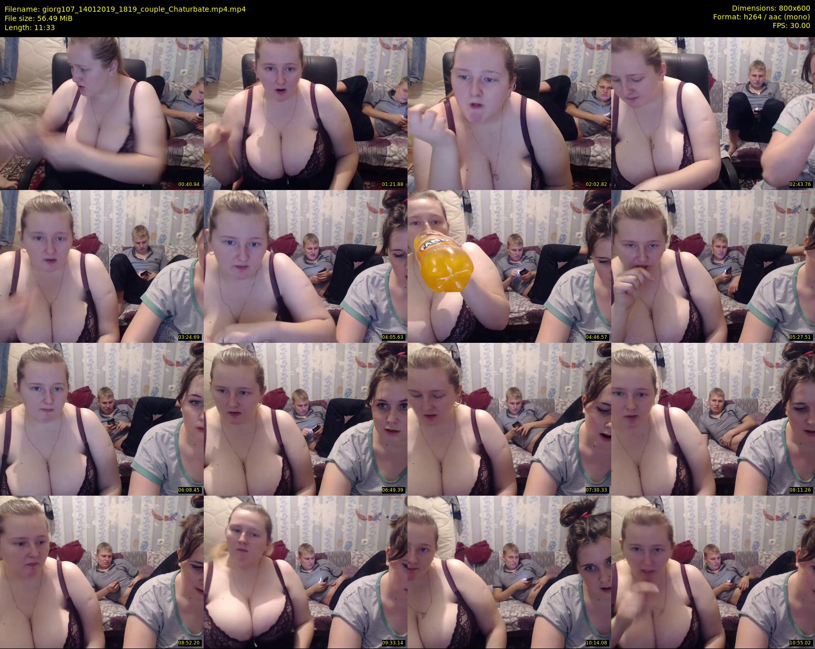giorg107 — 12 minute Chaturbate couple cam show recording, 480p, Jan 14, 2019