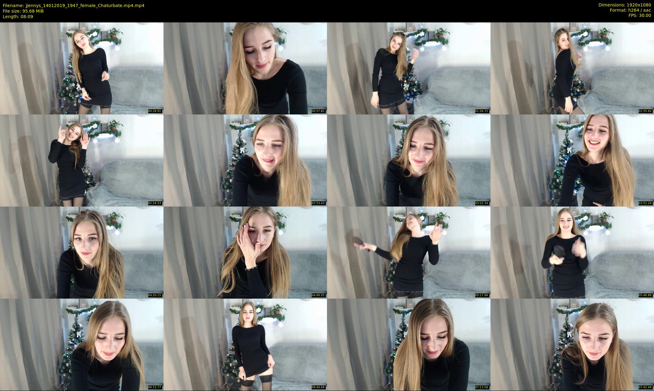 jjennys — 9 minute Chaturbate female cam show recording, 1080p, Jan 14, 2019