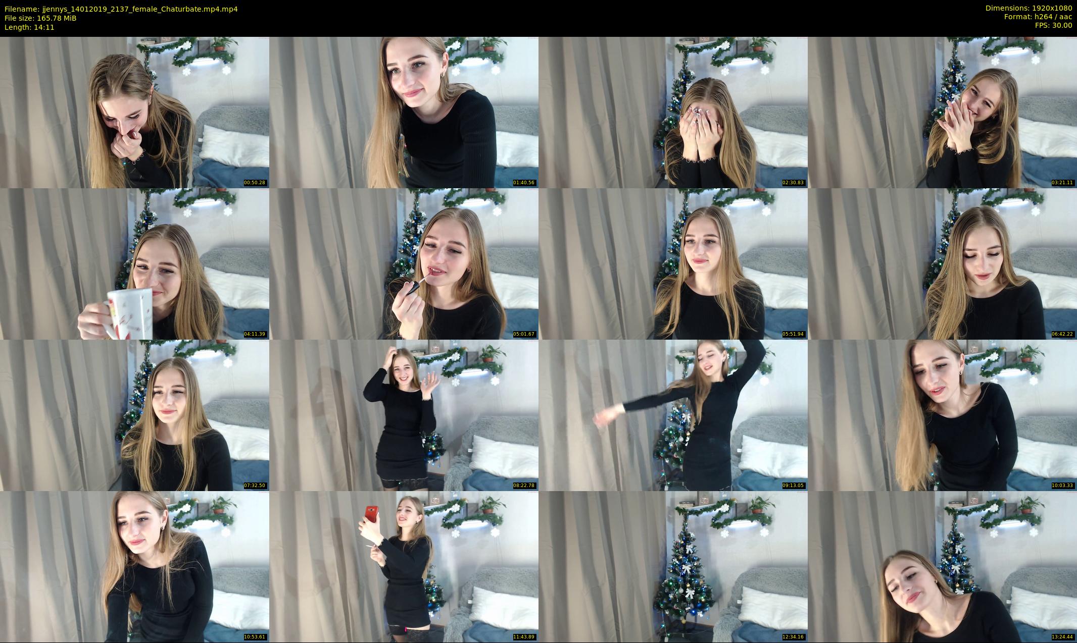 jjennys — 15 minute Chaturbate female cam show recording, 1080p, Jan 14, 2019