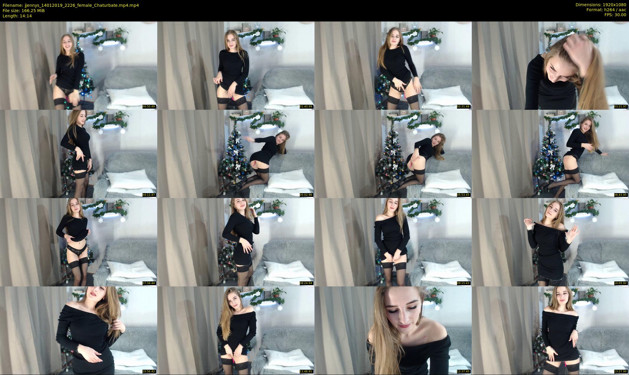 jjennys — 15 minute Chaturbate female cam show recording, 1080p, Jan 14, 2019