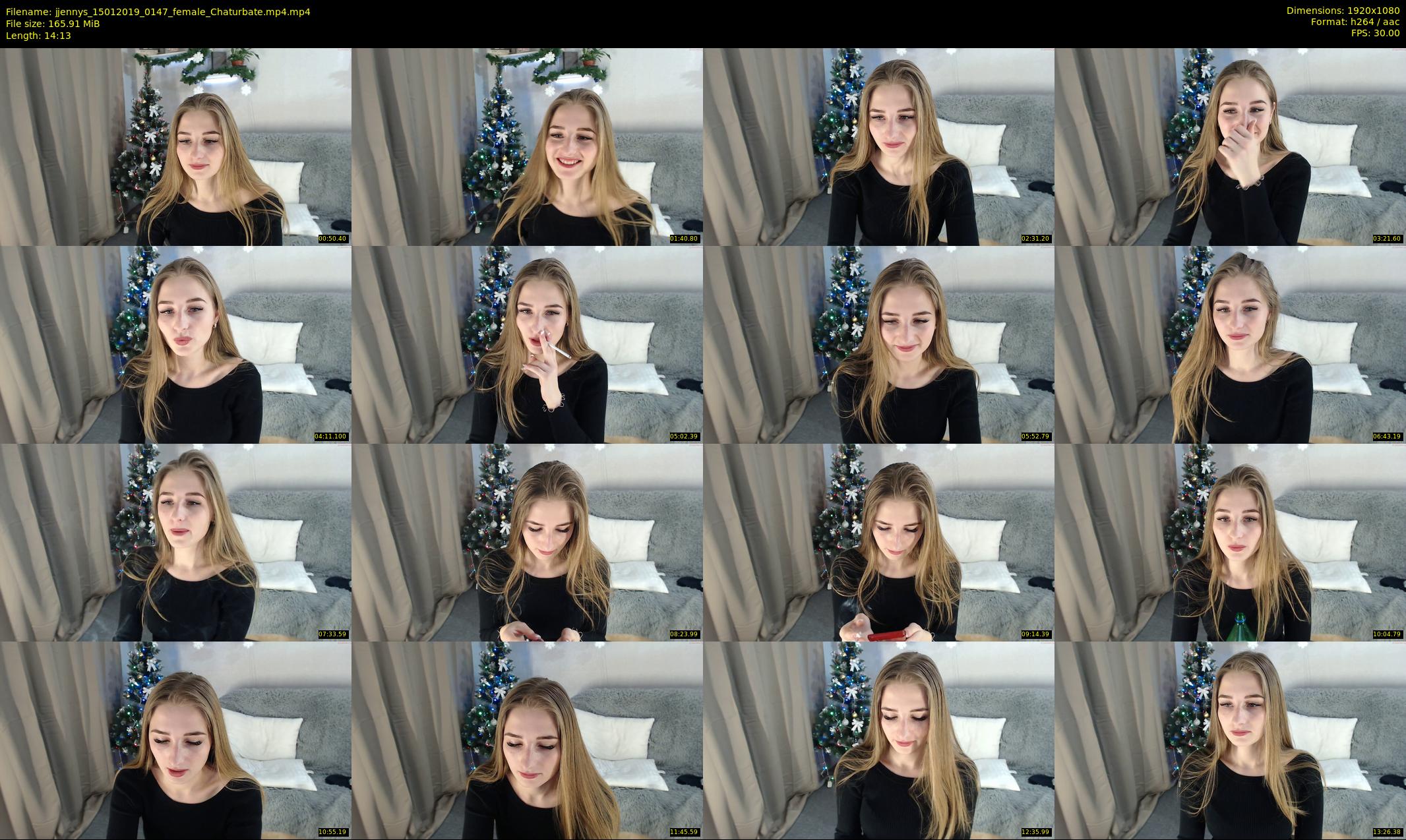 jjennys — 15 minute Chaturbate female cam show recording, 1080p, Jan 15, 2019