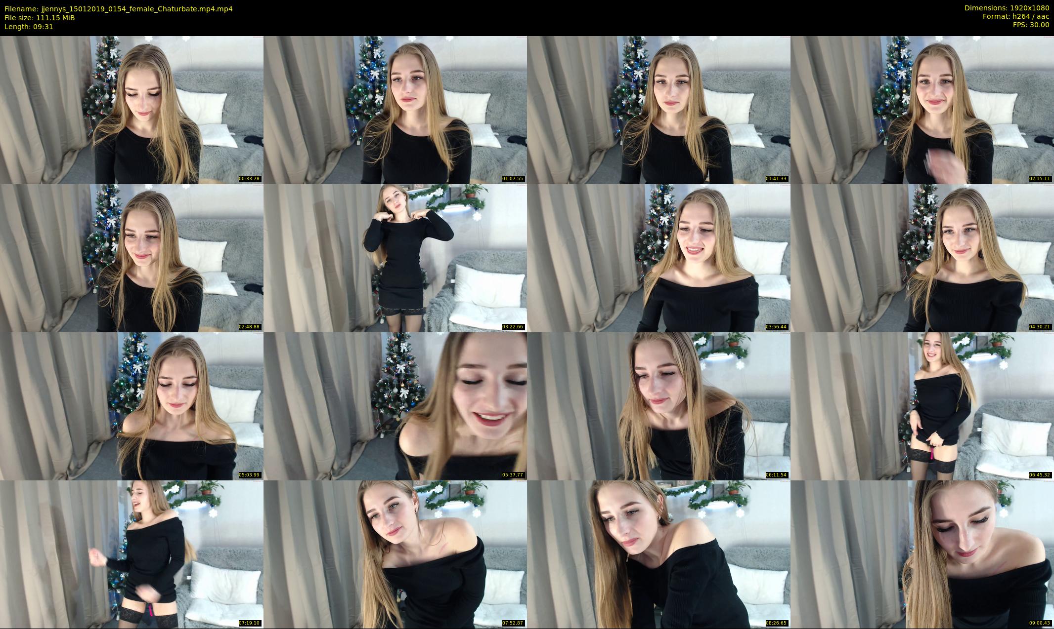 jjennys — 10 minute Chaturbate female cam show recording, 1080p, Jan 15, 2019