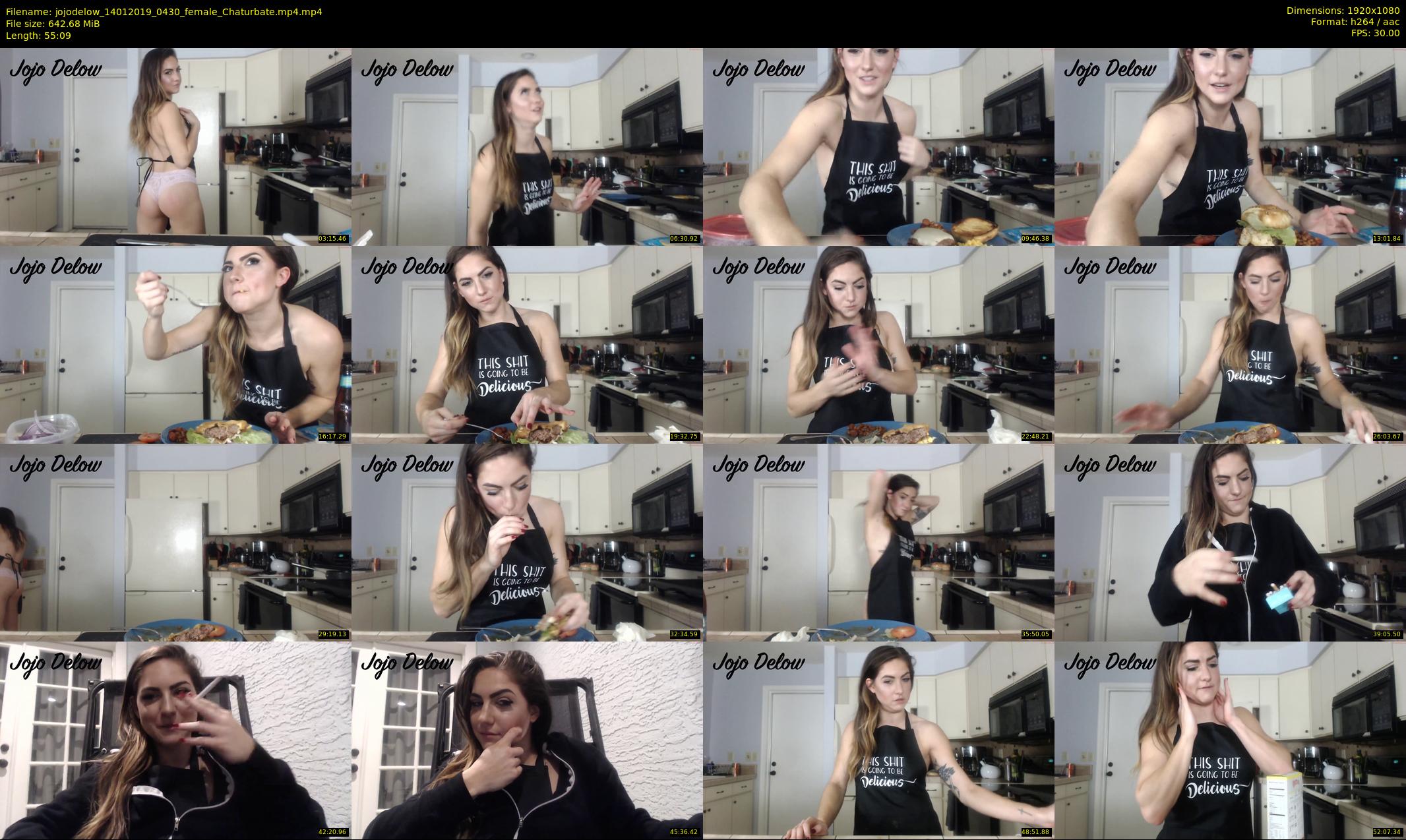 jojodelow — 56 minute Chaturbate female cam show recording, 1080p, Jan 14, 2019