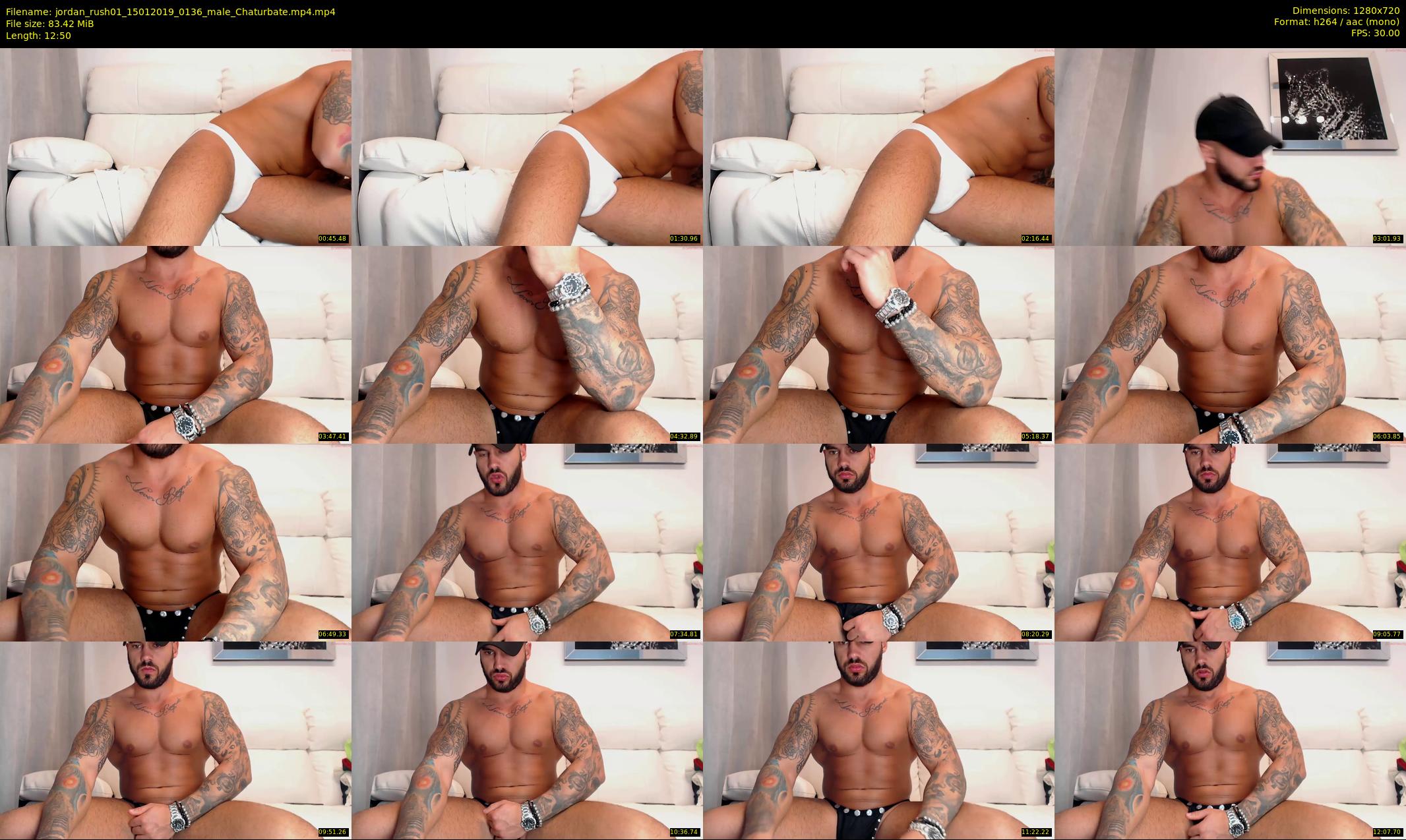 jordan_rush01 — 13 minute Chaturbate male cam show recording, 720p, Jan 15, 2019