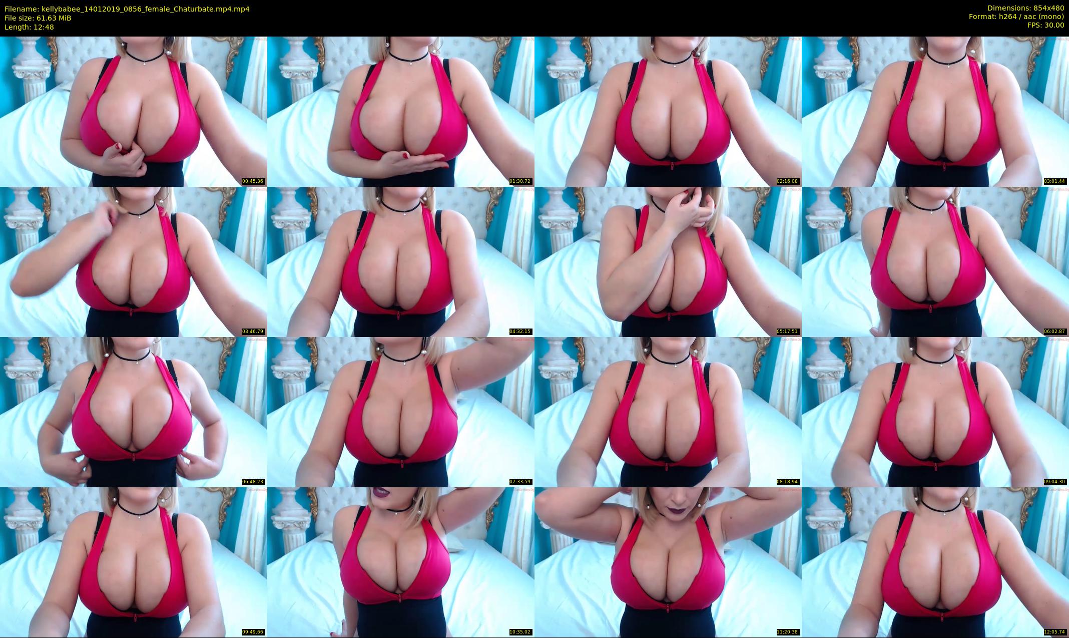 kellybabee — 13 minute Chaturbate female cam show recording, 480p, Jan 14, 2019