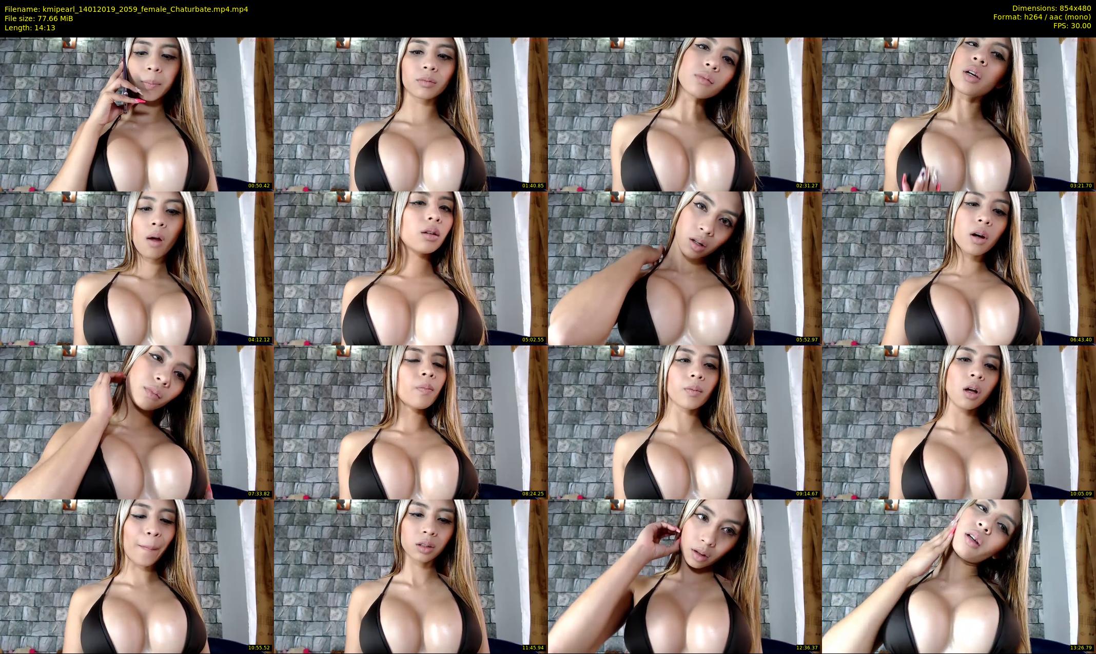 kmipearl — 15 minute Chaturbate female cam show recording, 480p, Jan 14, 2019