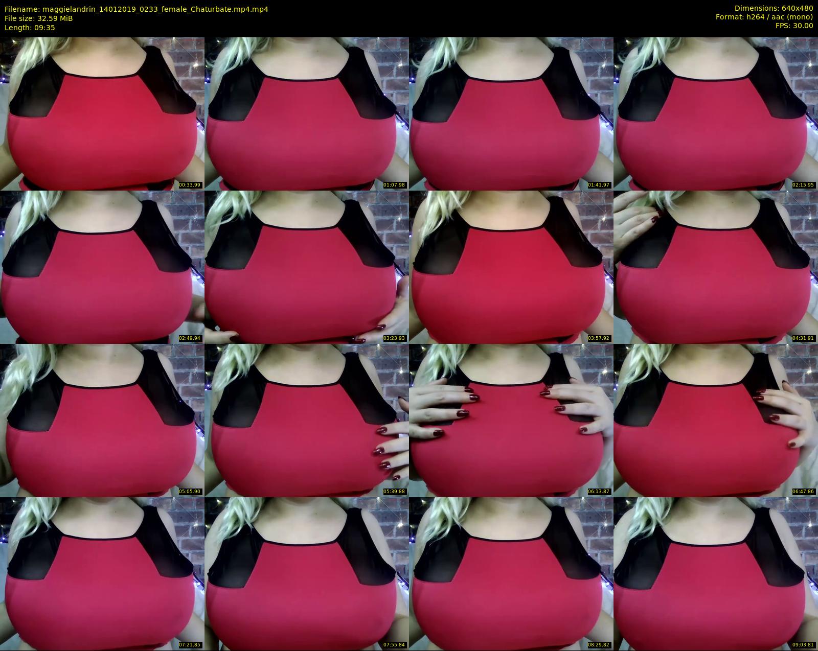 maggielandrin — 10 minute Chaturbate female cam show recording, 480p, Jan 14, 2019