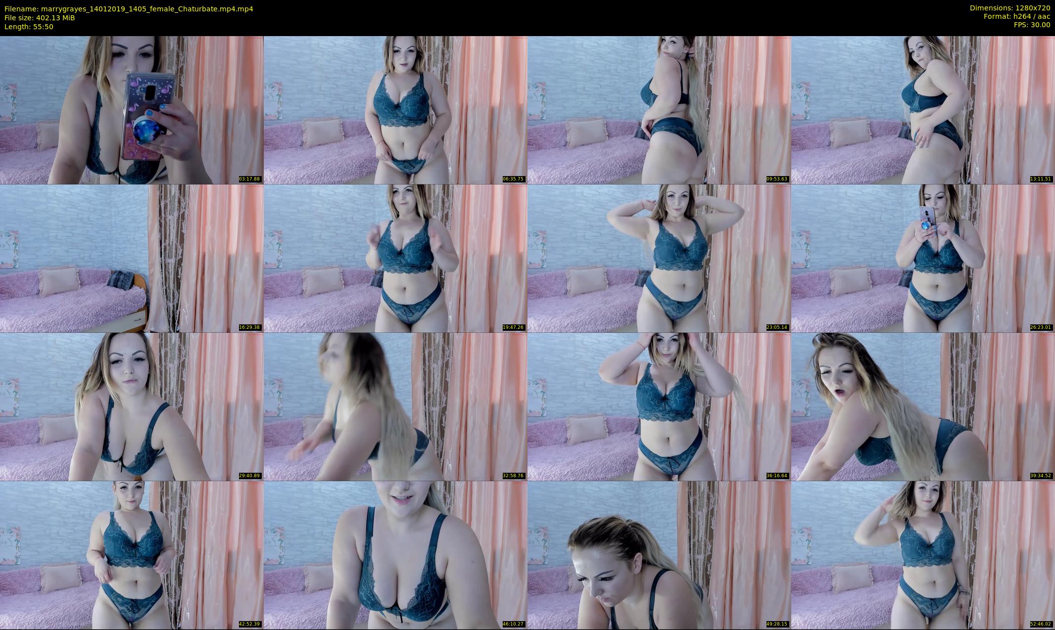 marrygrayes — 56 minute Chaturbate female cam show recording, 720p, Jan 14, 2019