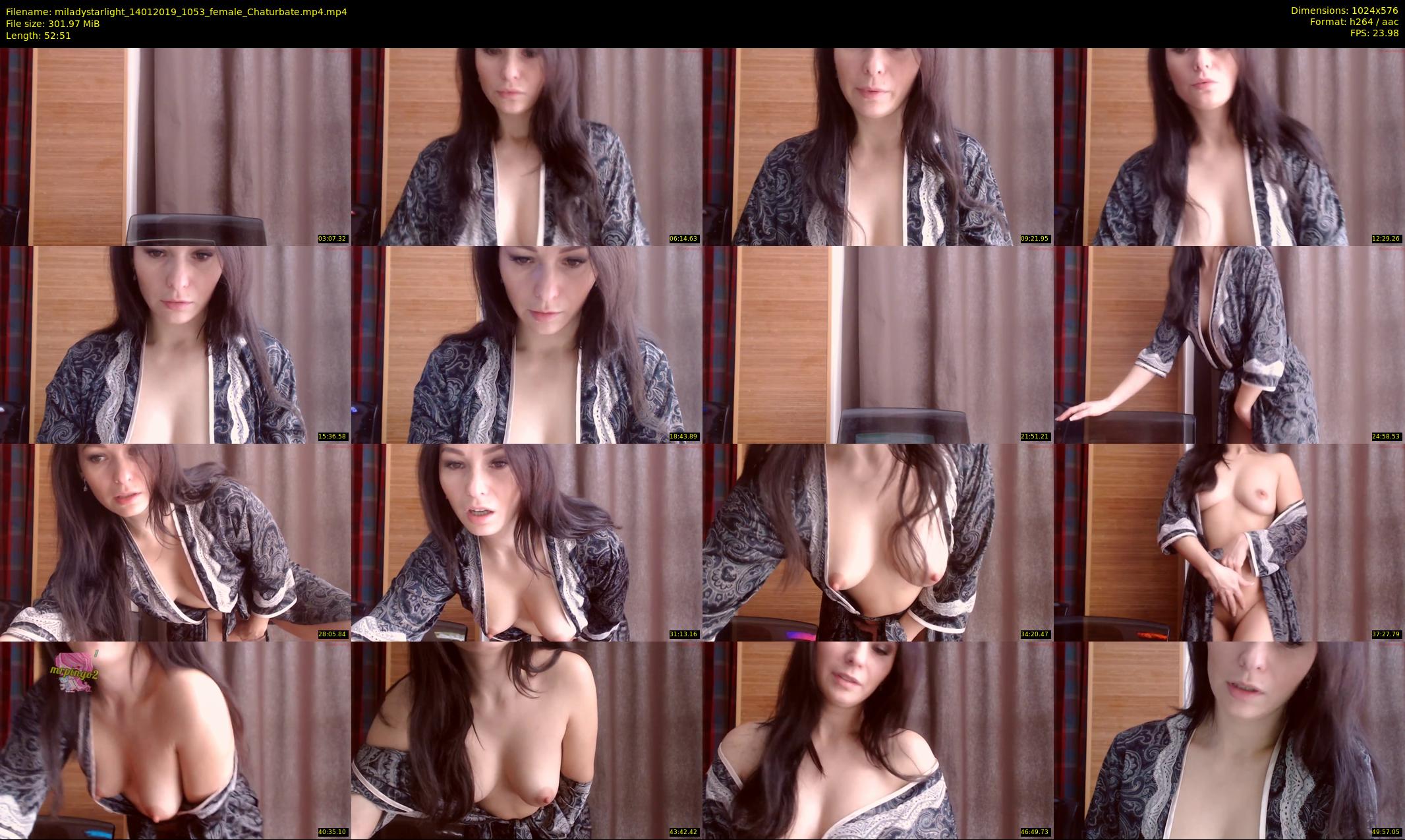 miladystarlight — 53 minute Chaturbate female cam show recording, 480p, Jan 14, 2019
