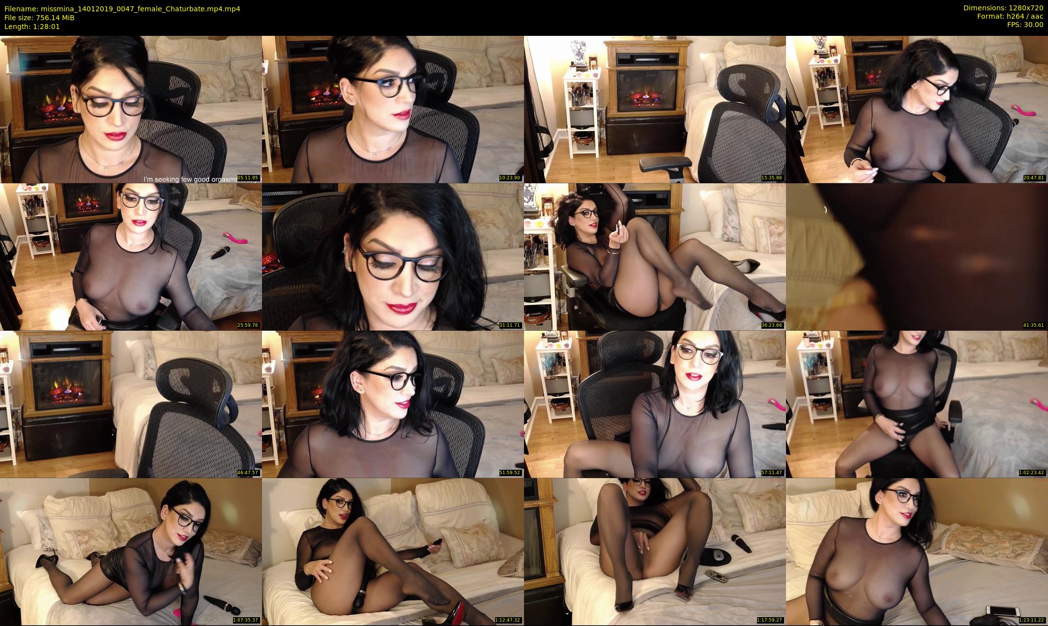 missmina — 89 minute Chaturbate female cam show recording, 720p, Jan 14, 2019