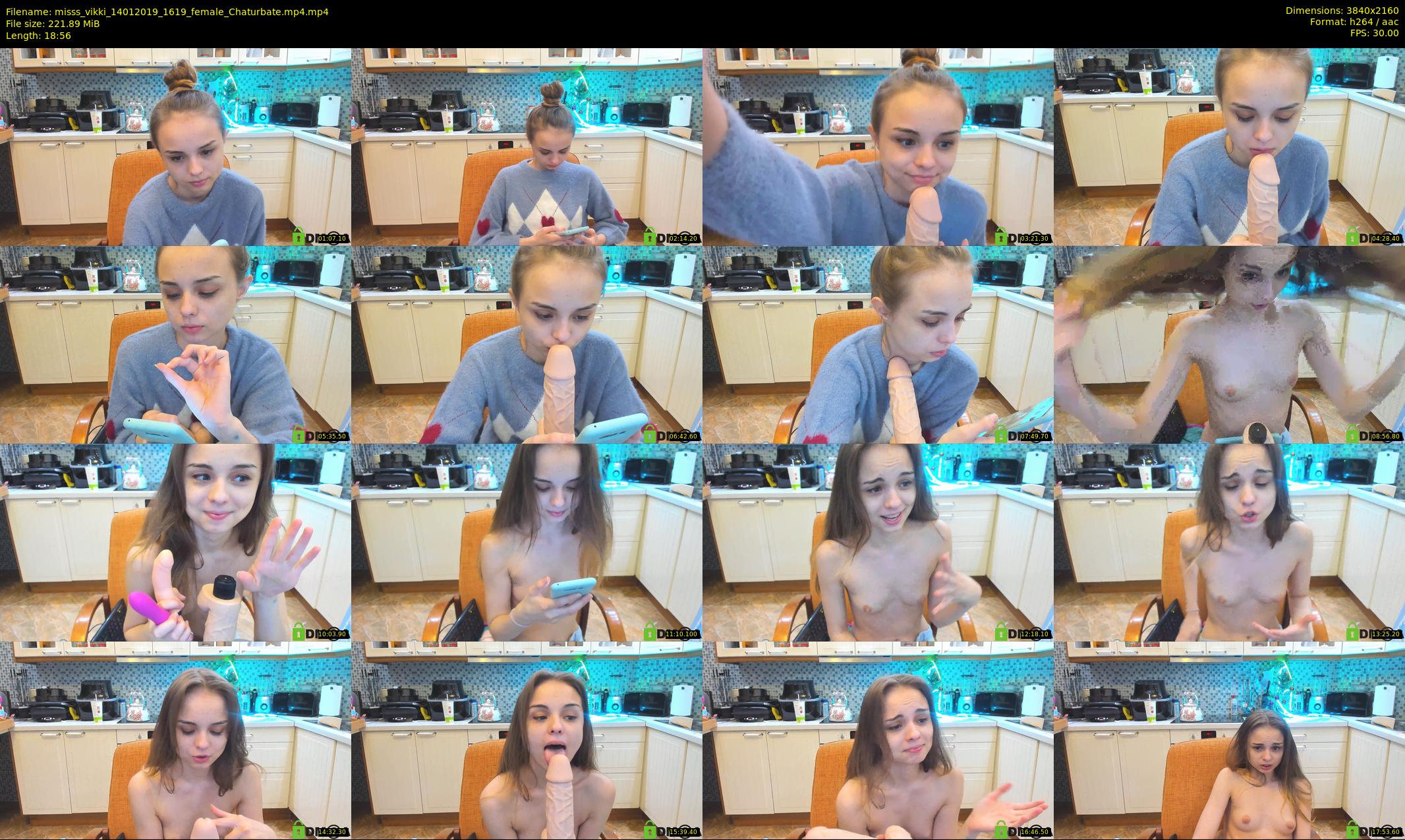 misss_vikki — 19 minute Chaturbate female cam show recording, 4K, Jan 14, 2019