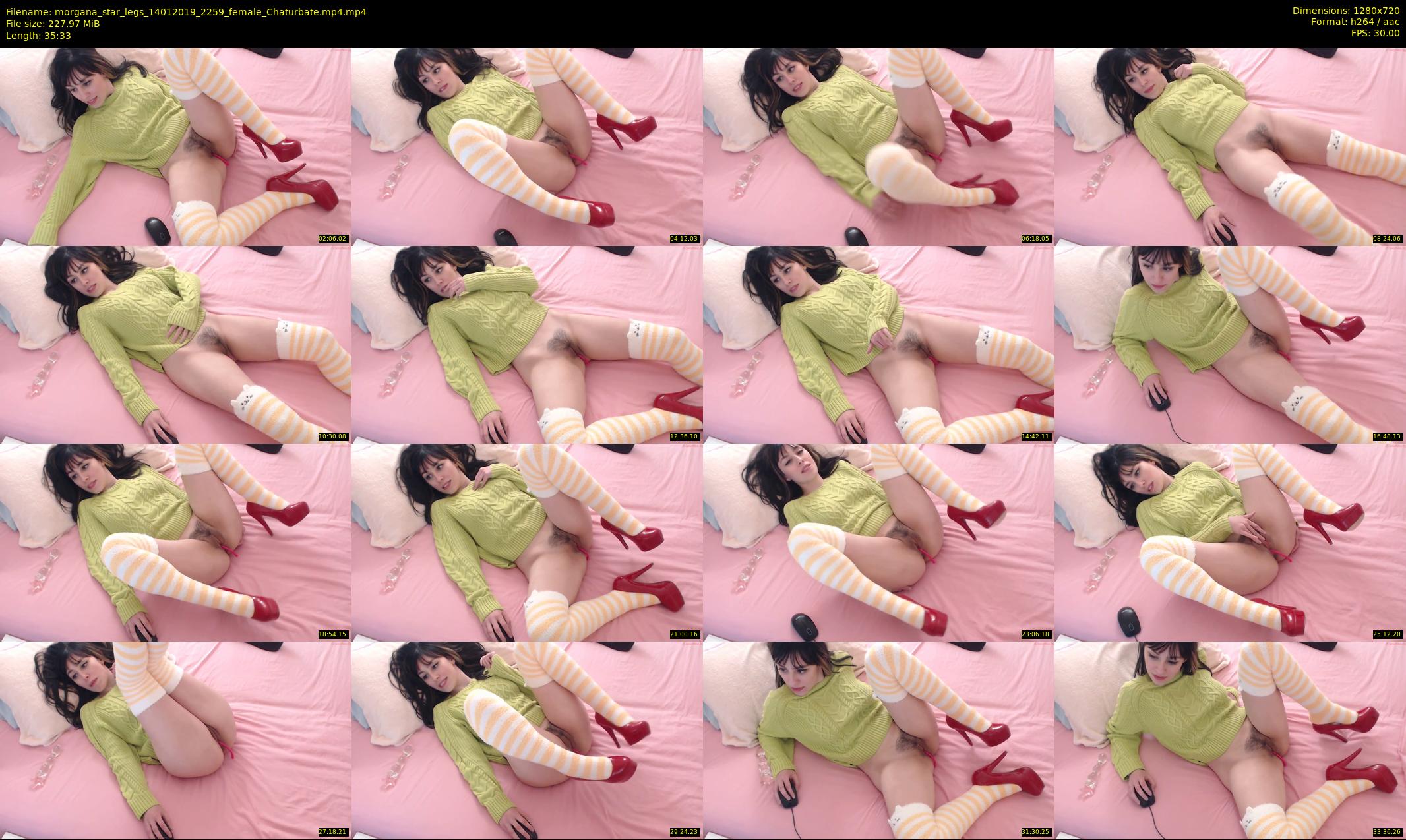 morgana_star_legs — 36 minute Chaturbate female cam show recording, 720p, Jan 14, 2019