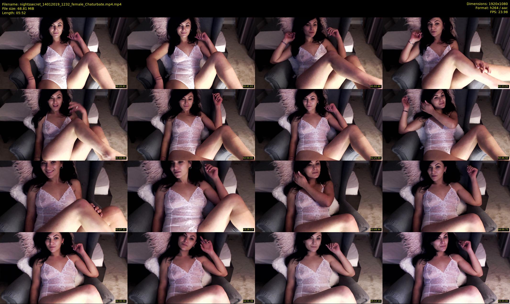 nightssecret — 6 minute Chaturbate female cam show recording, 1080p, Jan 14, 2019