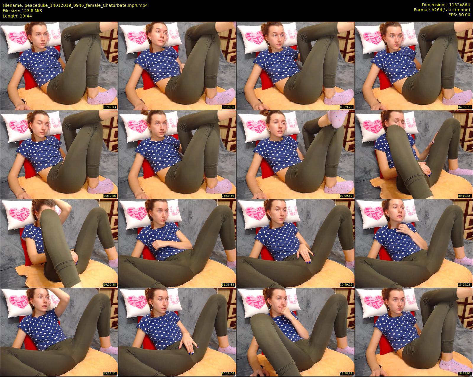 peaceduke — 20 minute Chaturbate female cam show recording, 720p, Jan 14, 2019