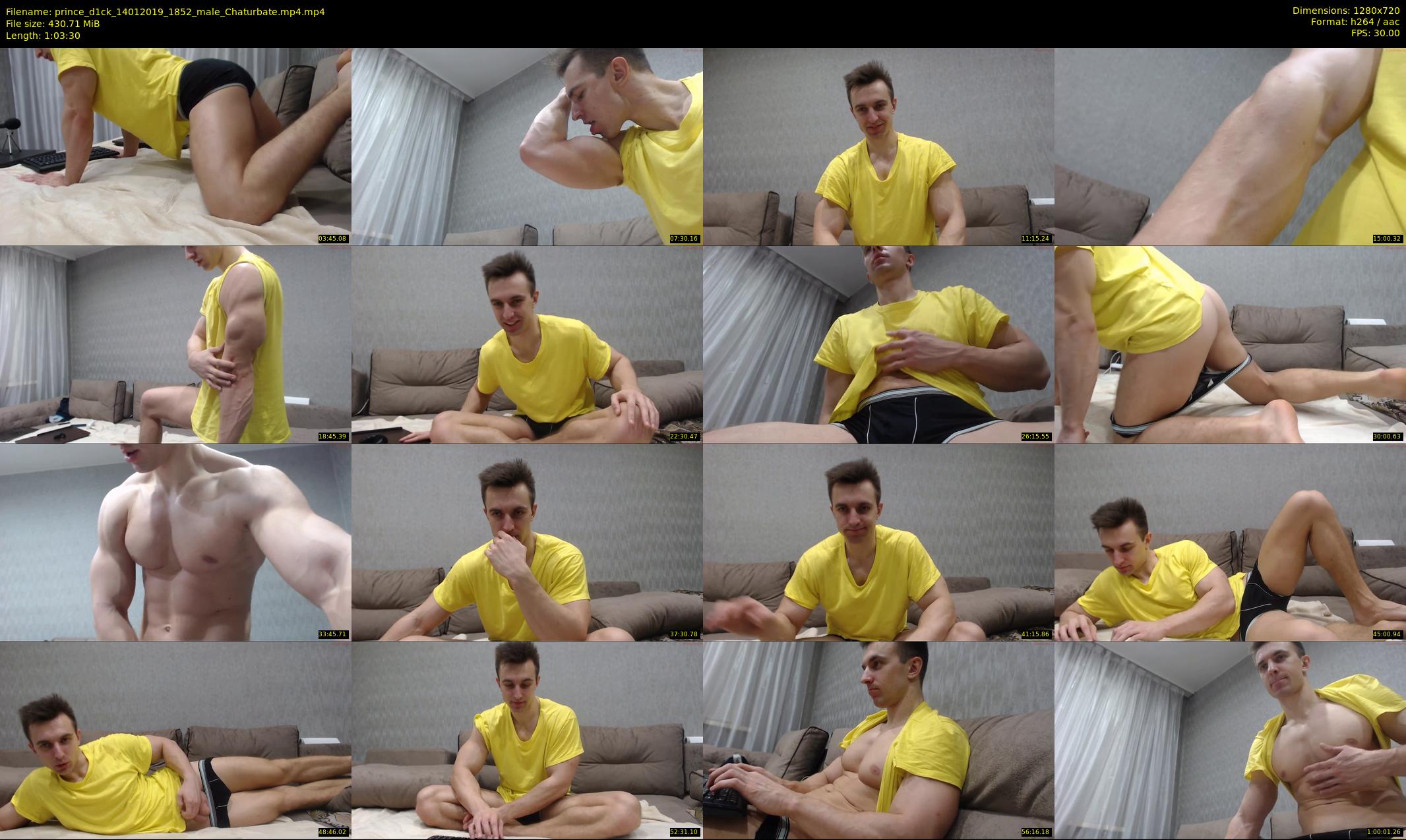 prince_d1ck — 64 minute Chaturbate male cam show recording, 720p, Jan 14, 2019