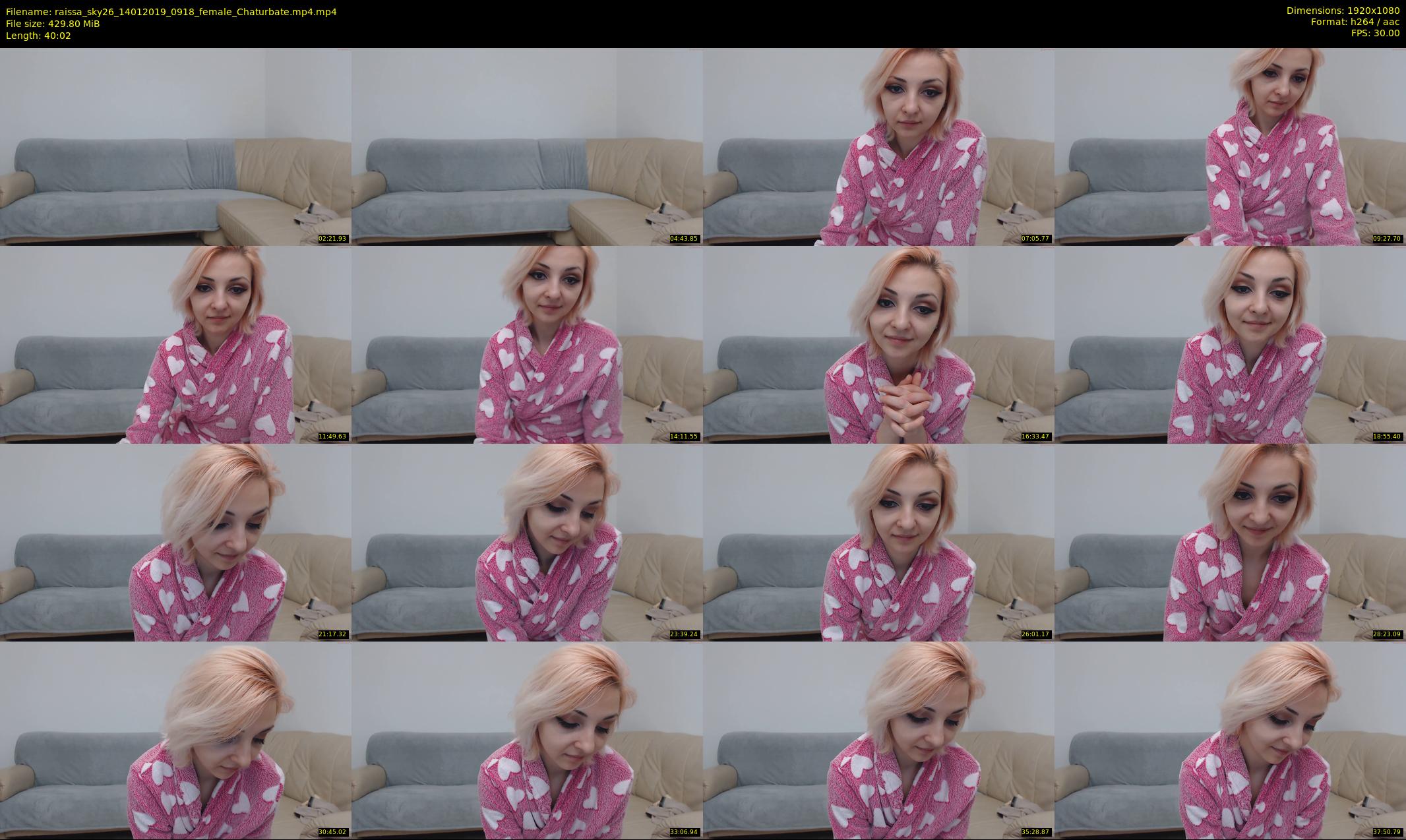 raissa_sky26 — 41 minute Chaturbate female cam show recording, 1080p, Jan 14, 2019