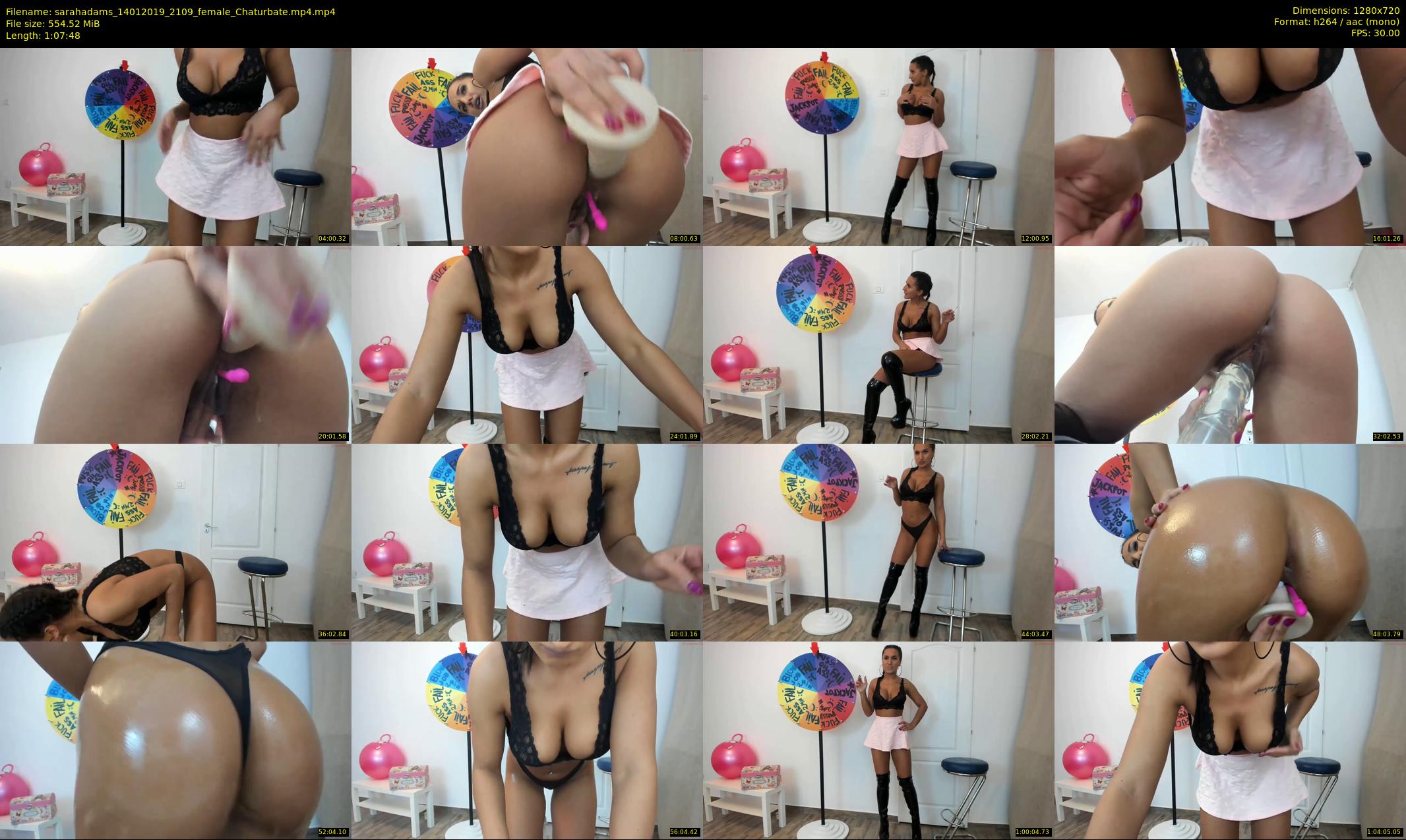 sarahadams — 68 minute Chaturbate female cam show recording, 720p, Jan 14, 2019
