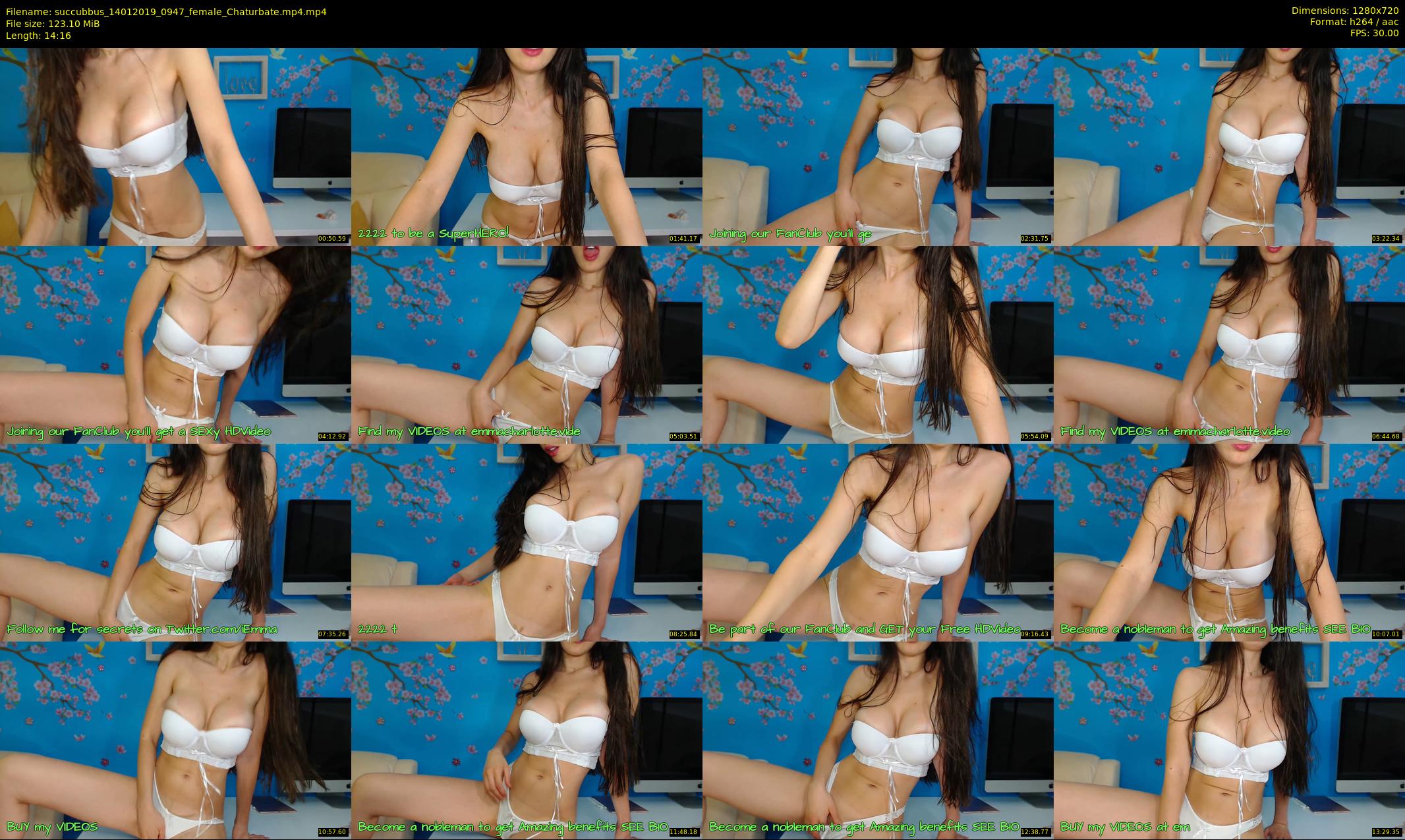 succubbus — 15 minute Chaturbate female cam show recording, 720p, Jan 14, 2019