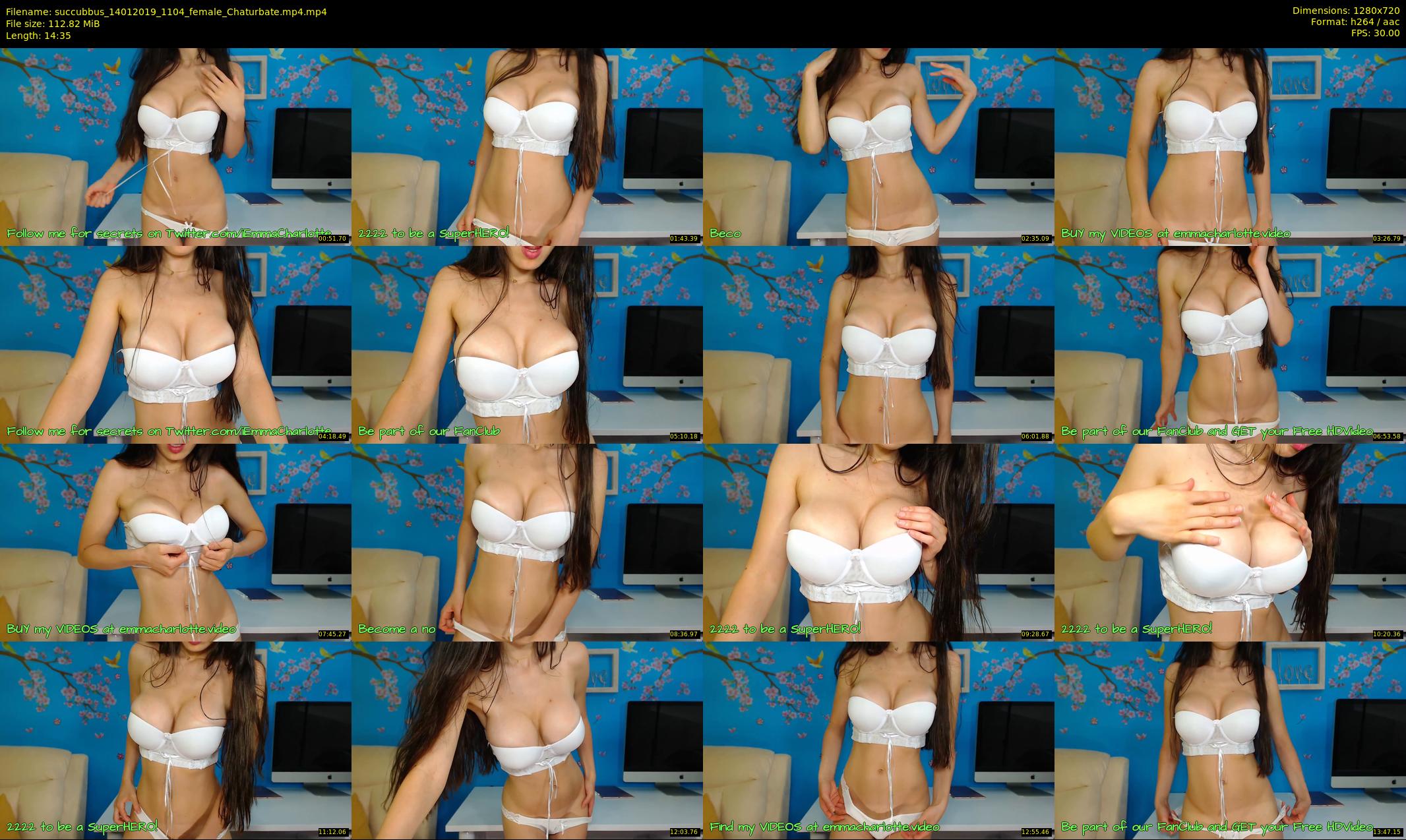succubbus — 15 minute Chaturbate female cam show recording, 720p, Jan 14, 2019