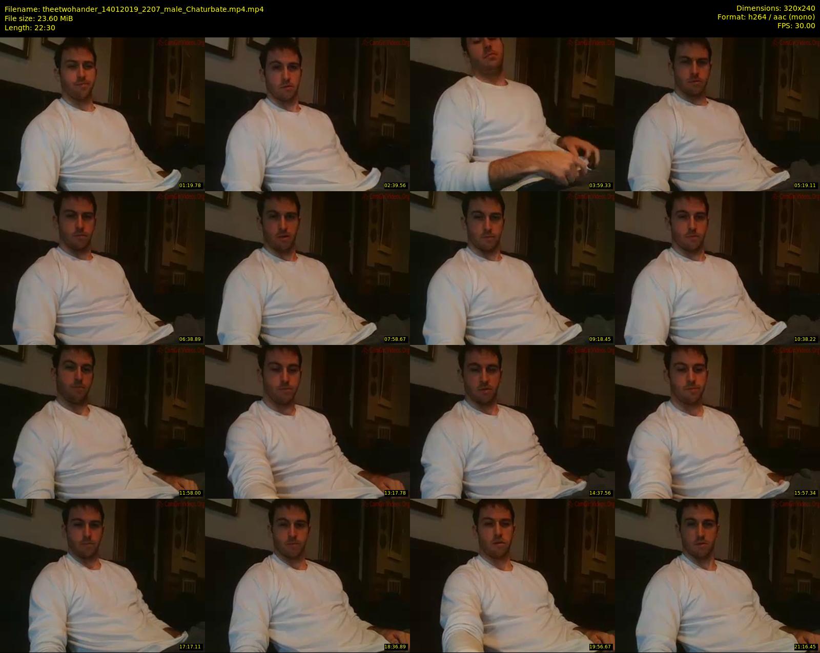 theetwohander — 23 minute Chaturbate male cam show recording, SD, Jan 14, 2019