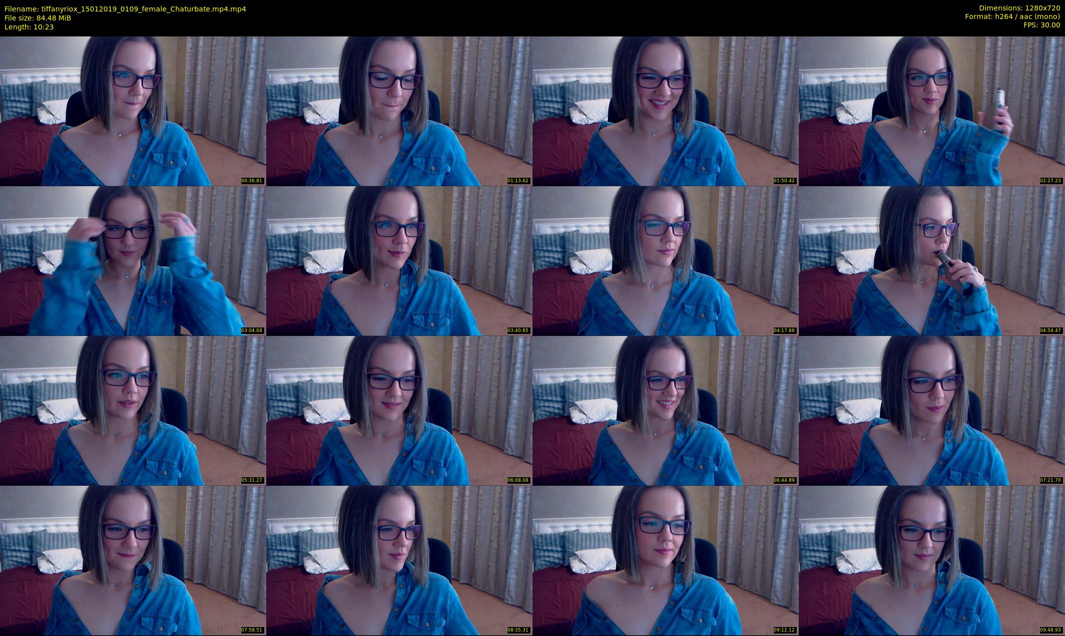 tiffanyriox — 11 minute Chaturbate female cam show recording, 720p, Jan 15, 2019