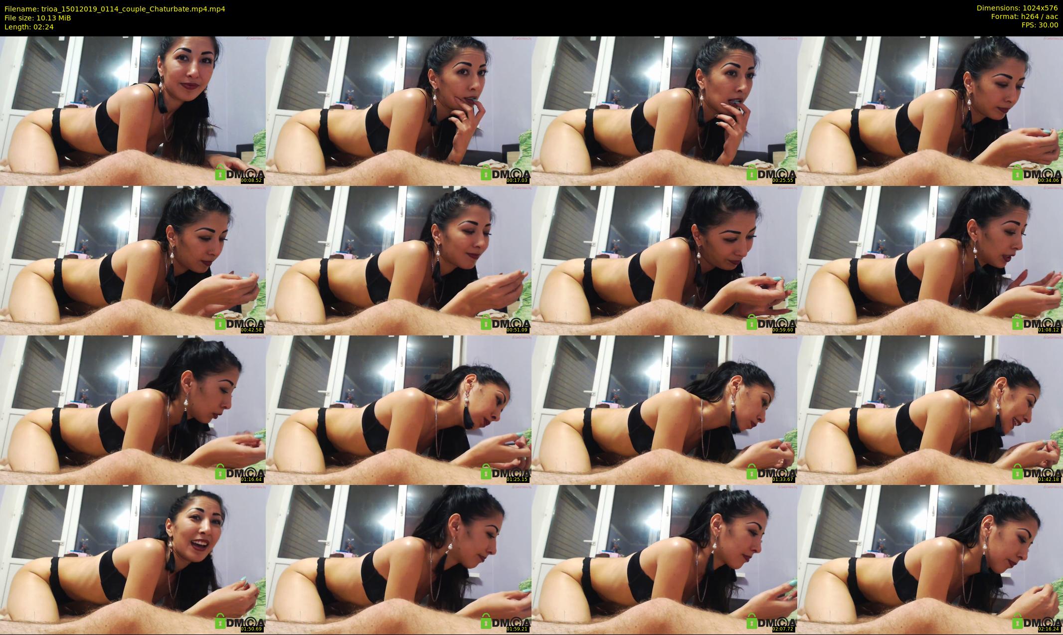trioa — 3 minute Chaturbate couple cam show recording, 480p, Jan 15, 2019