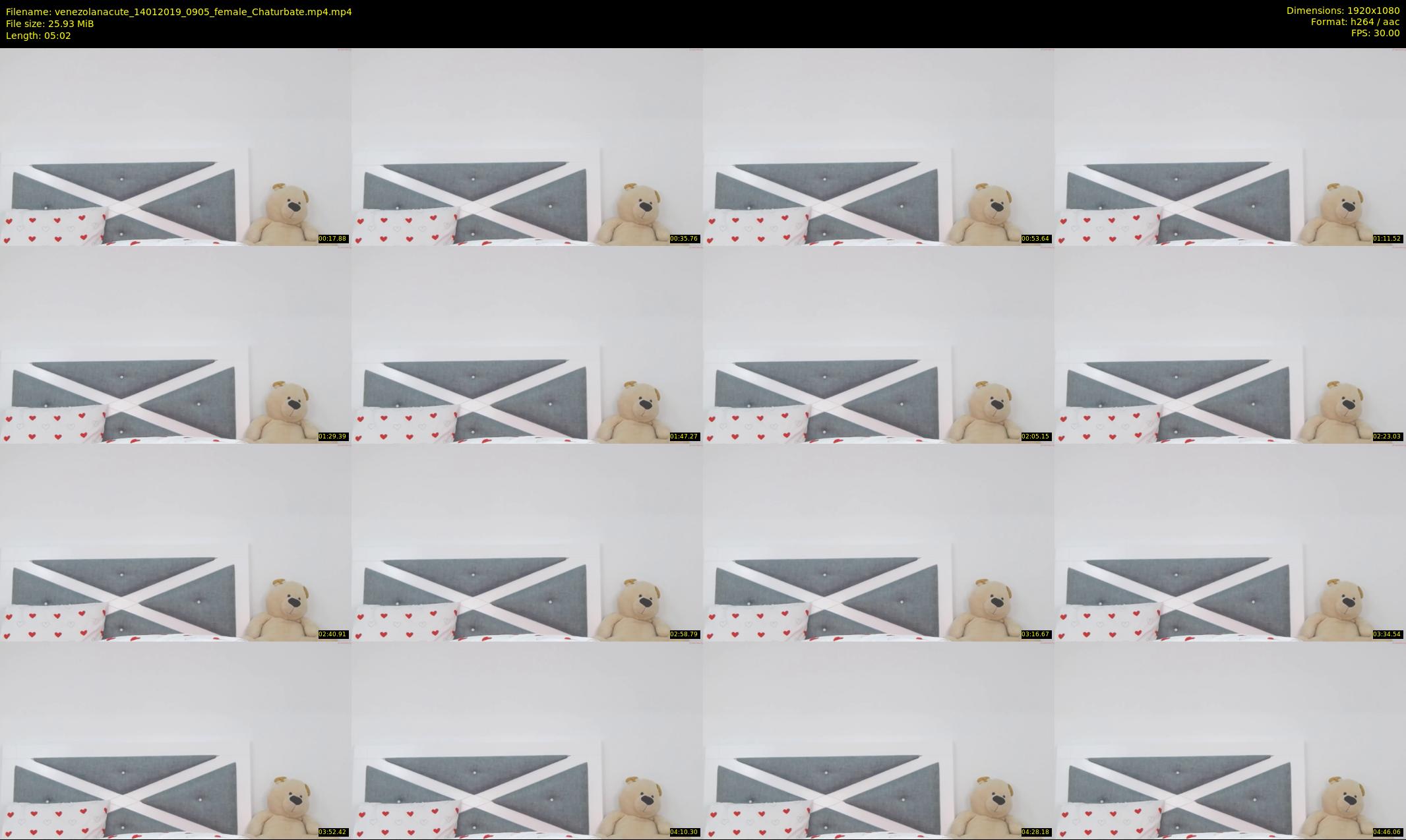 venezolanacute — 6 minute Chaturbate female cam show recording, 1080p, Jan 14, 2019