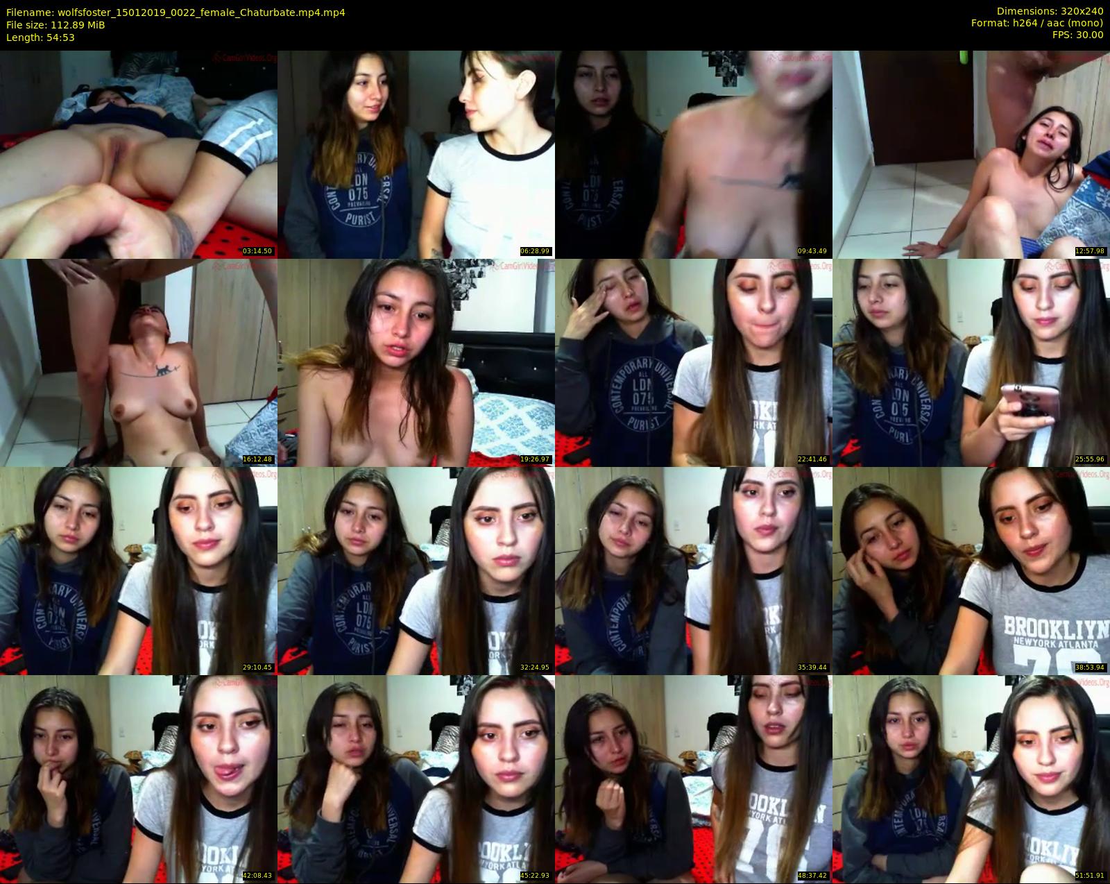wolfsfoster — 55 minute Chaturbate couple cam show recording, SD, Jan 15, 2019