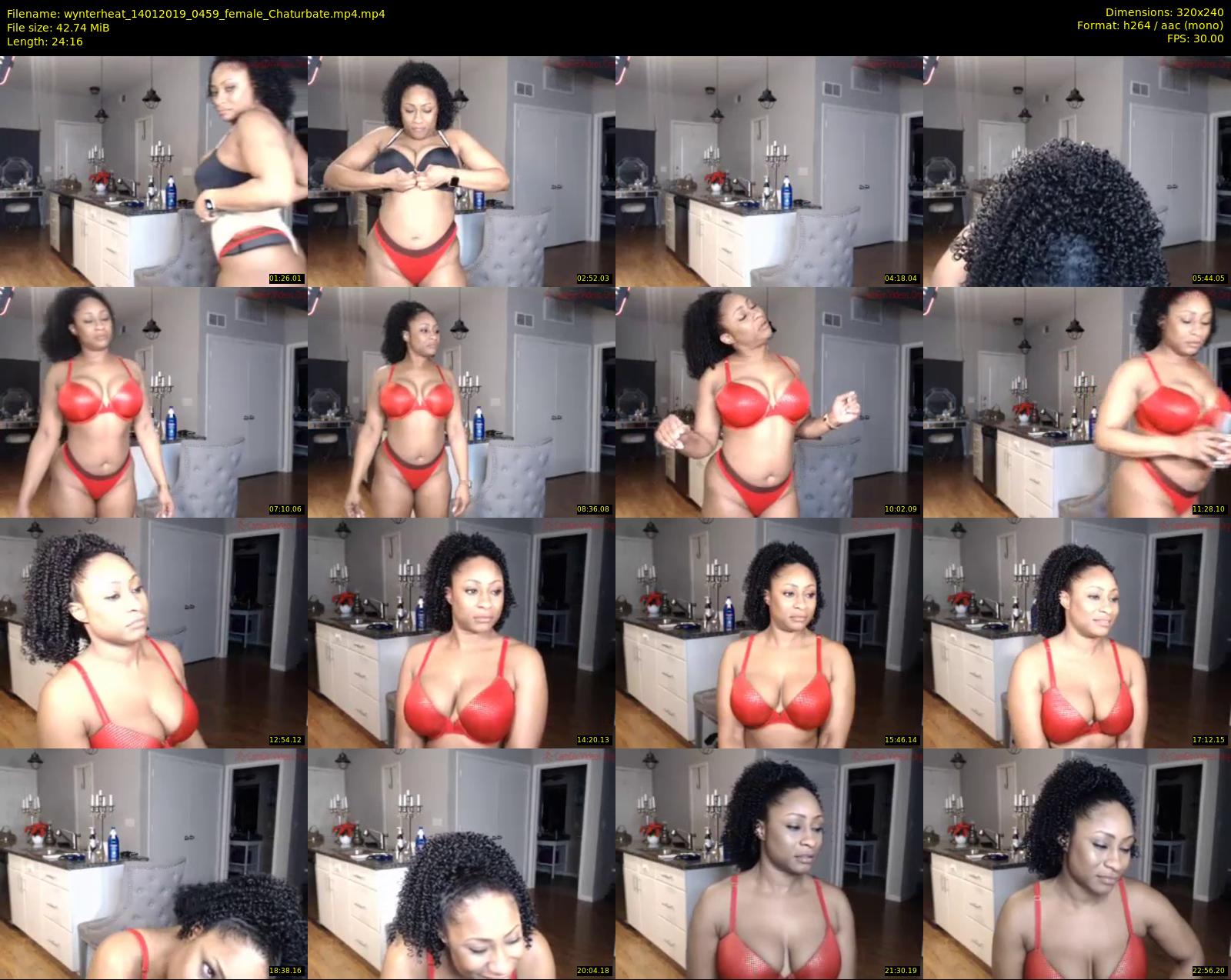 wynterheat — 25 minute Chaturbate female cam show recording, SD, Jan 14, 2019