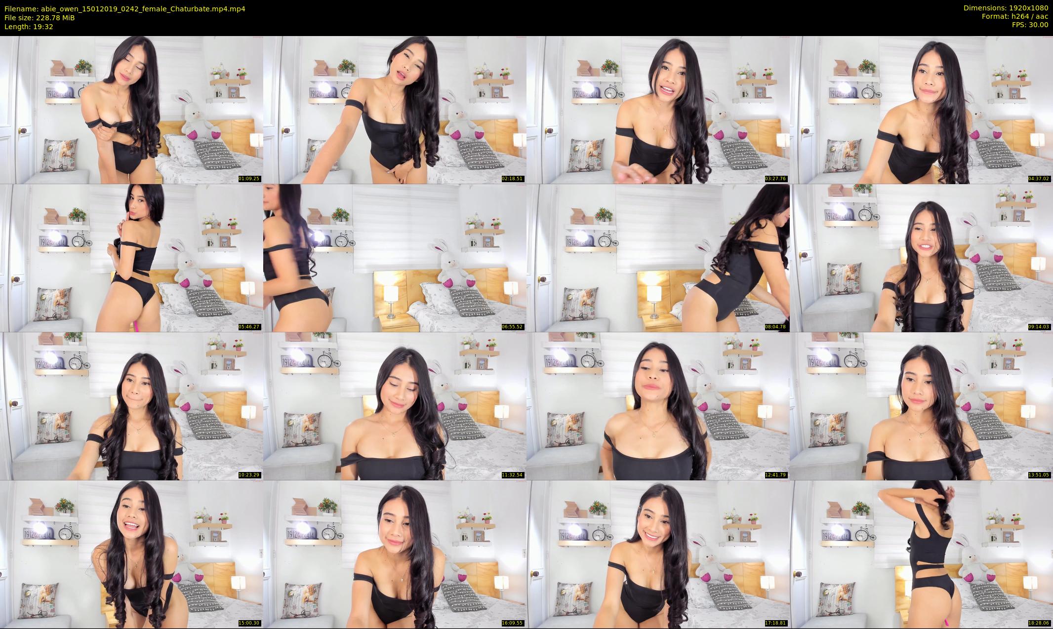 abie_owen — 20 minute Chaturbate female cam show recording, 1080p, Jan 15, 2019
