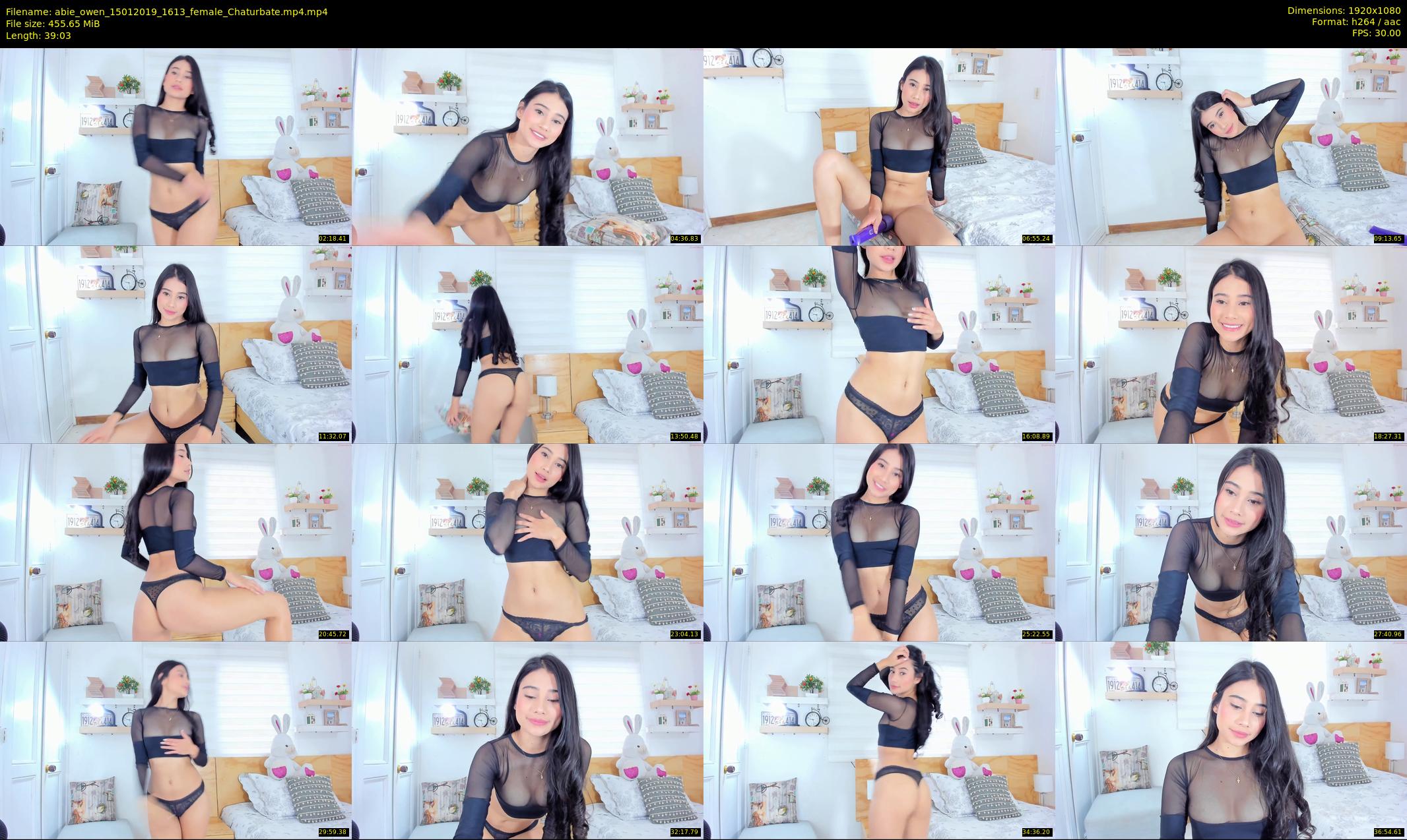 abie_owen — 40 minute Chaturbate female cam show recording, 1080p, Jan 15, 2019