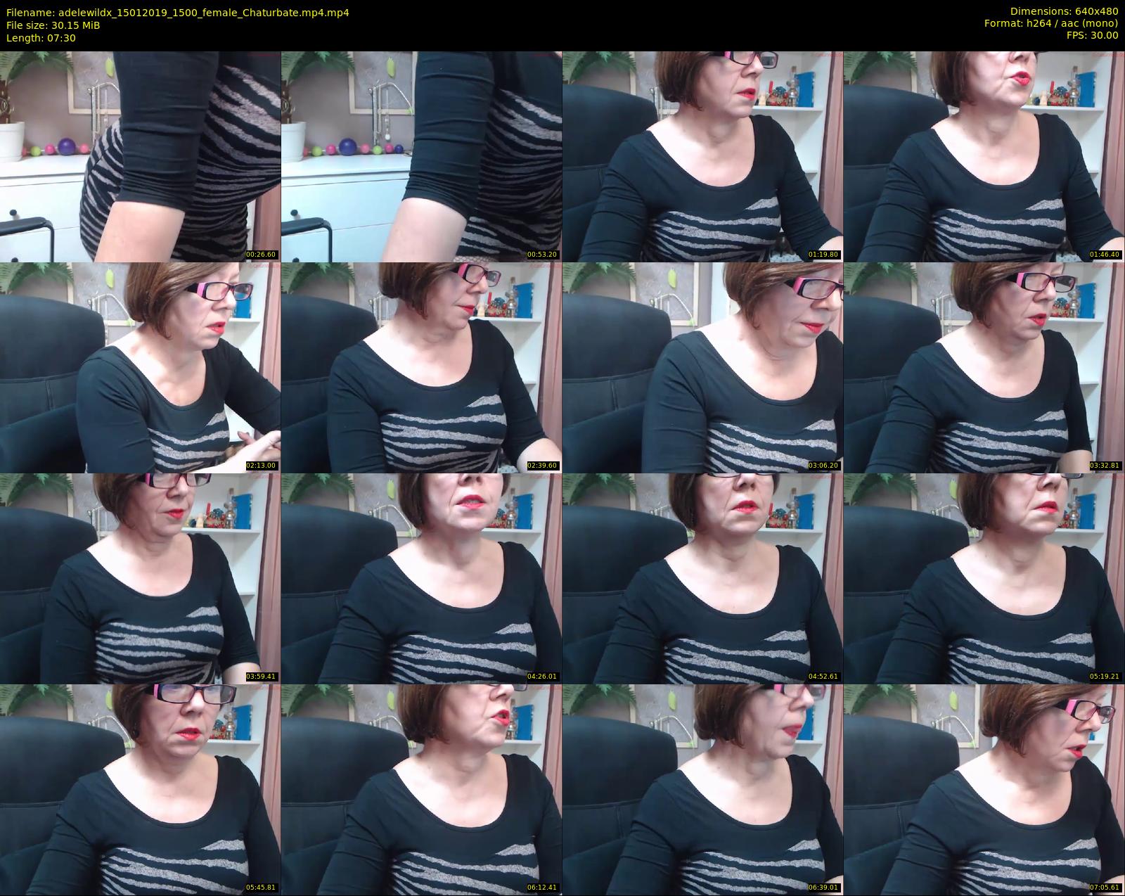 adelewildx — 8 minute Chaturbate female cam show recording, 480p, Jan 15, 2019