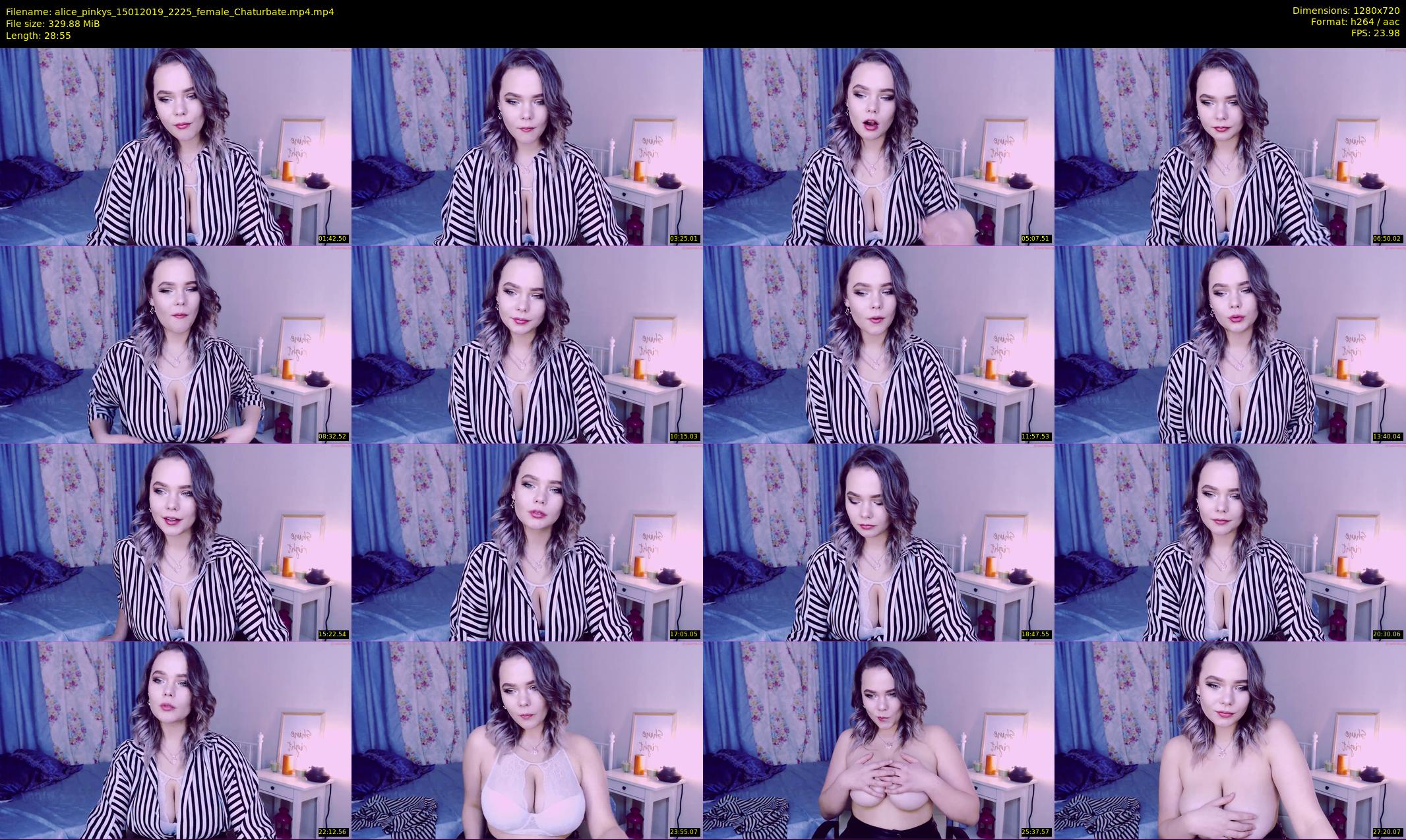 alice_pinkys — 29 minute Chaturbate female cam show recording, 720p, Jan 15, 2019