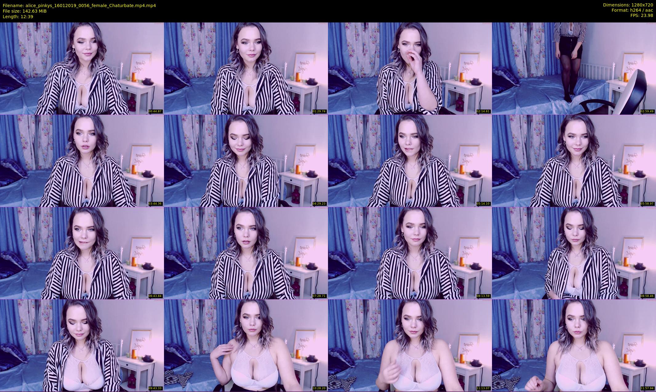alice_pinkys — 13 minute Chaturbate female cam show recording, 720p, Jan 16, 2019