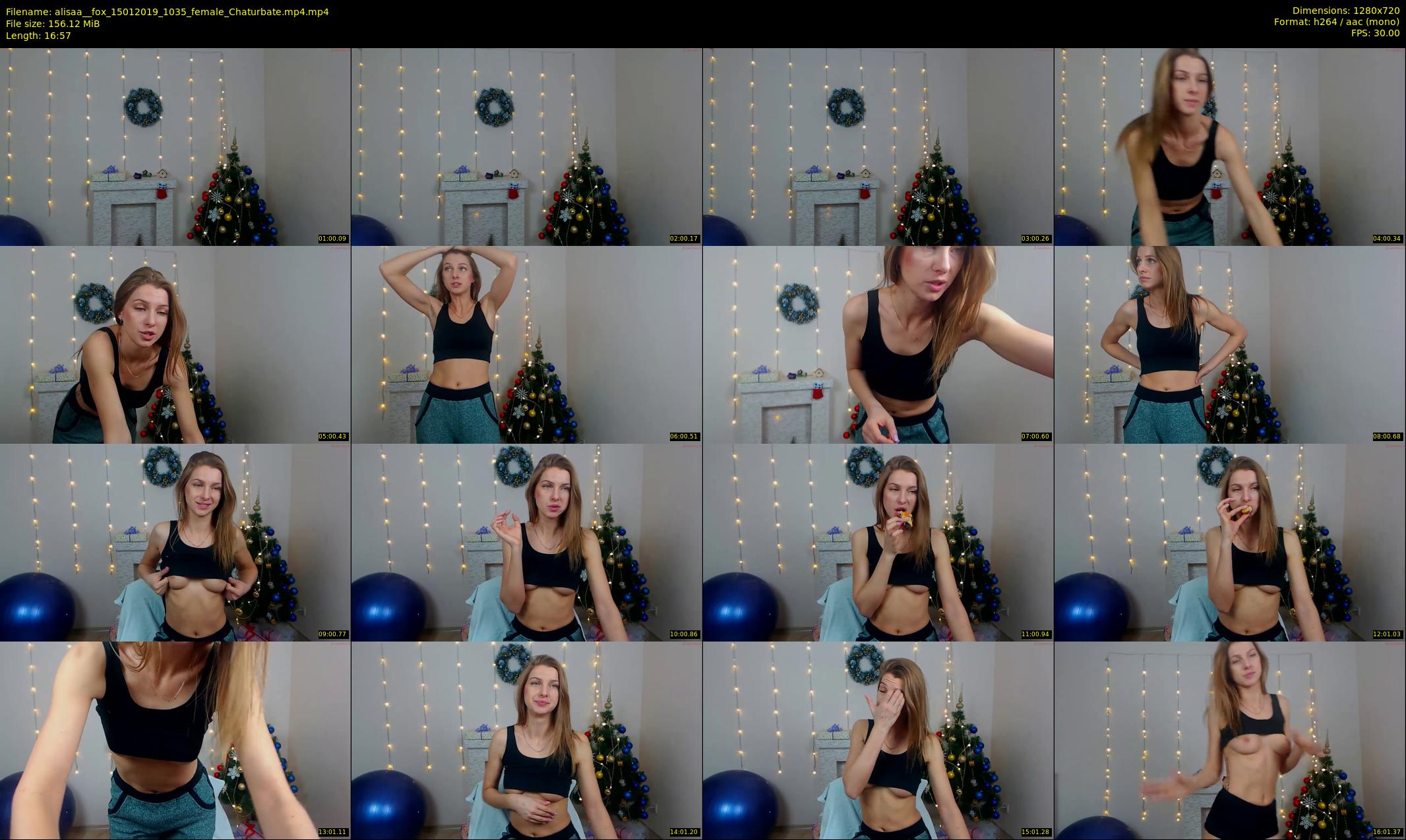 alisaa__fox — 17 minute Chaturbate female cam show recording, 720p, Jan 15, 2019