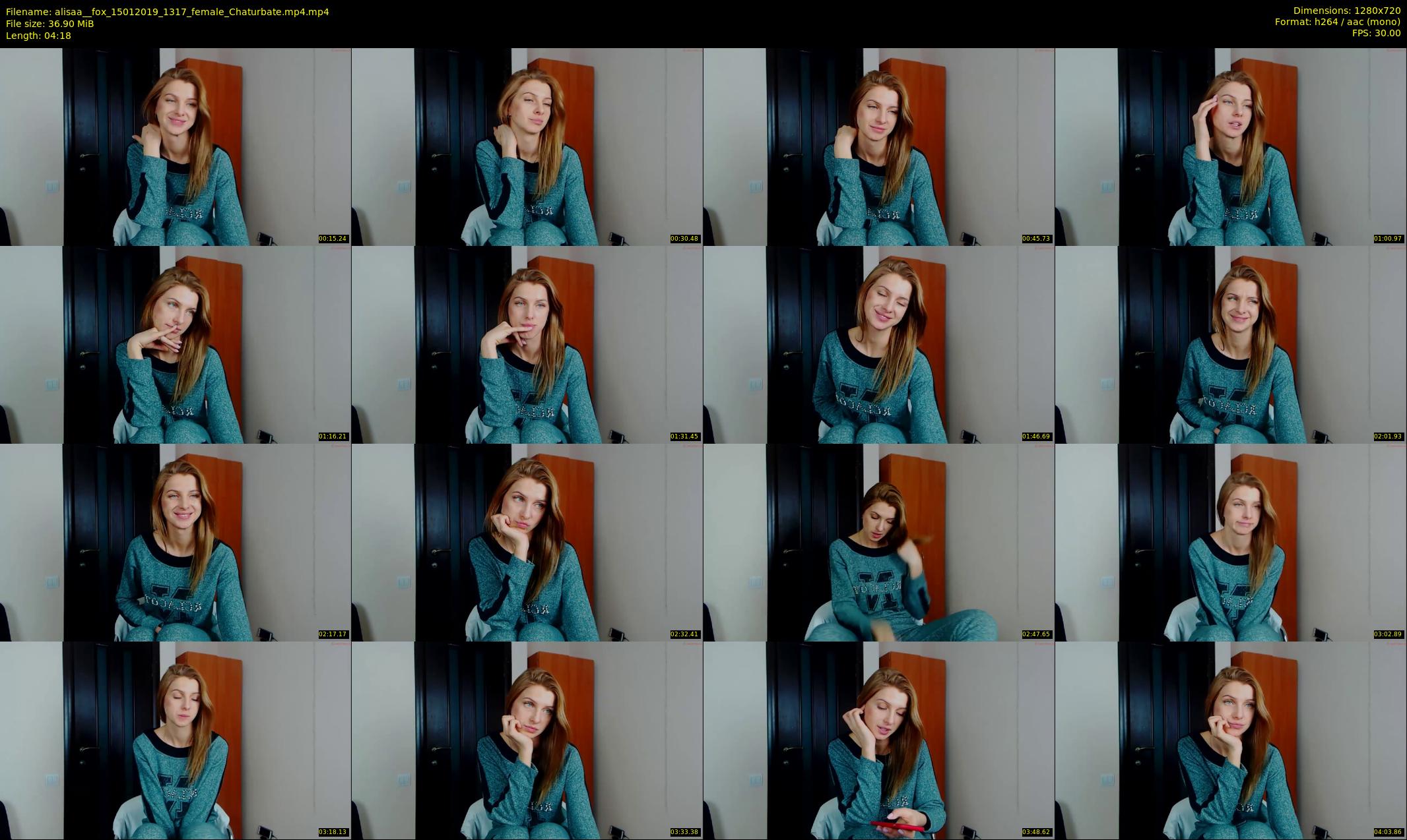 alisaa__fox — 5 minute Chaturbate female cam show recording, 720p, Jan 15, 2019
