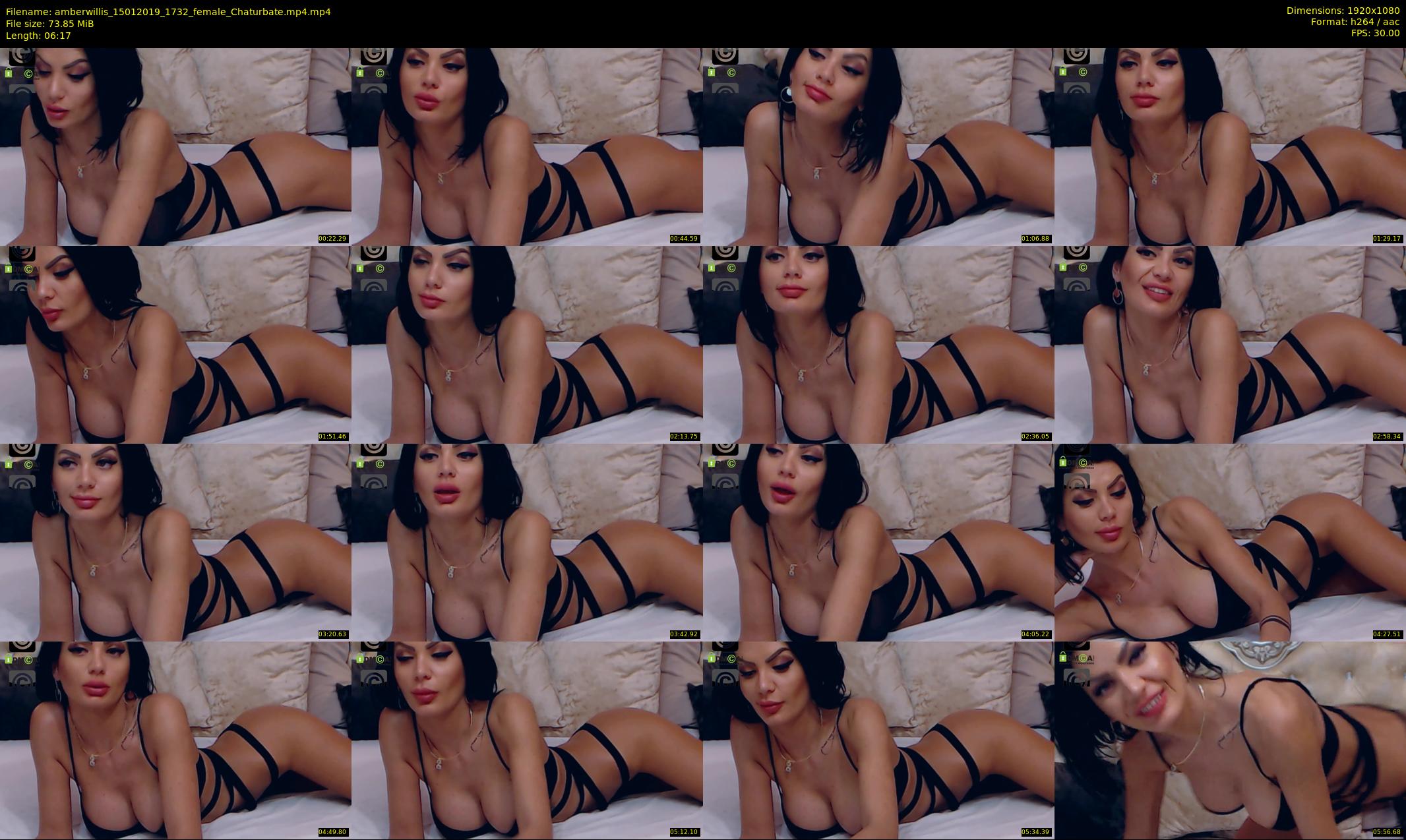 amberwillis — 7 minute Chaturbate female cam show recording, 1080p, Jan 15, 2019