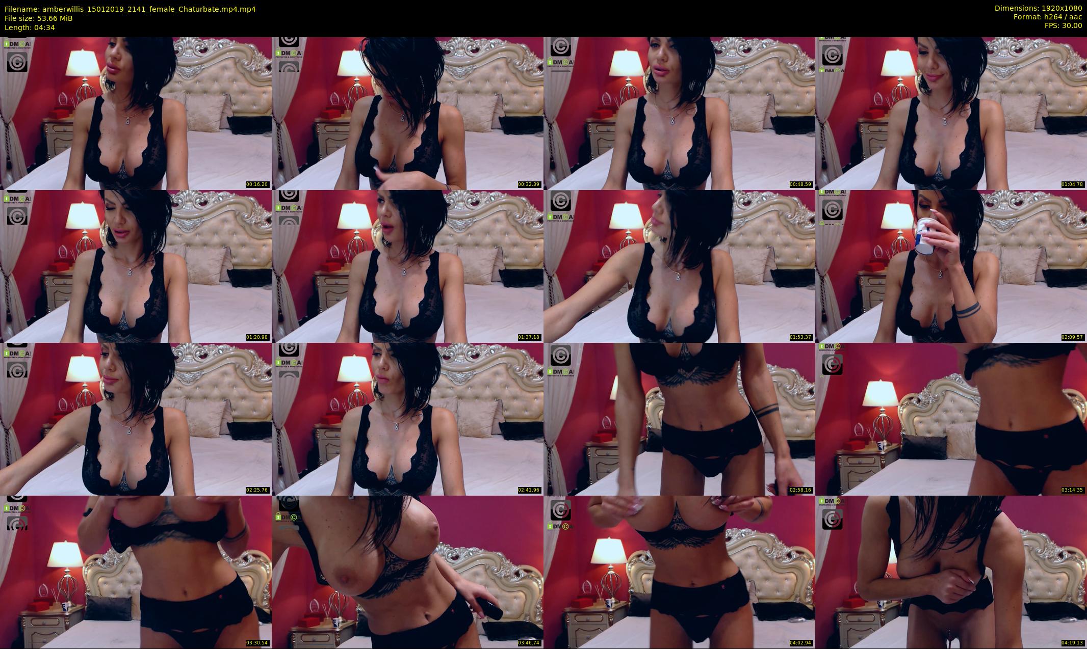 amberwillis — 5 minute Chaturbate female cam show recording, 1080p, Jan 15, 2019