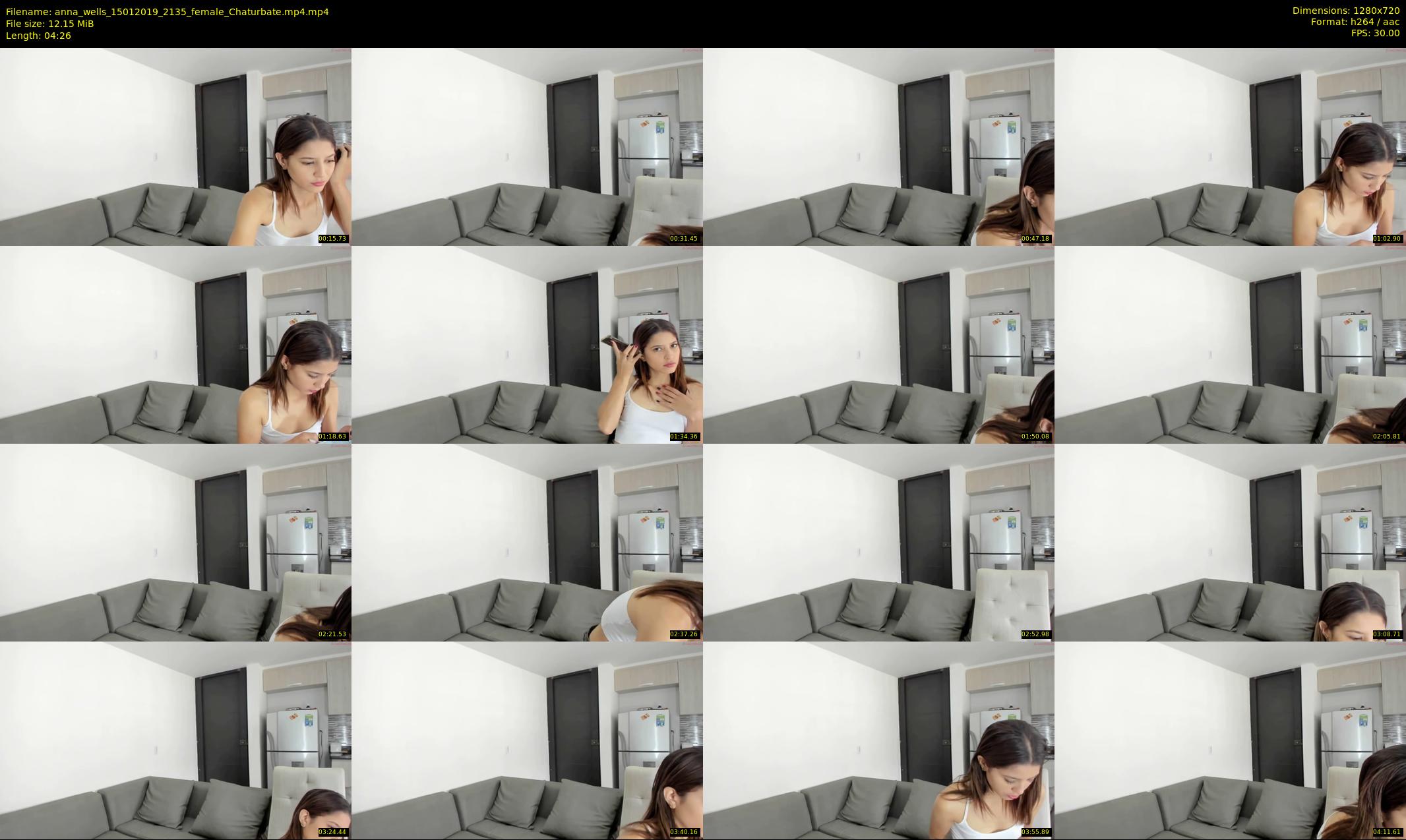 anna_wells — 5 minute Chaturbate female cam show recording, 720p, Jan 15, 2019