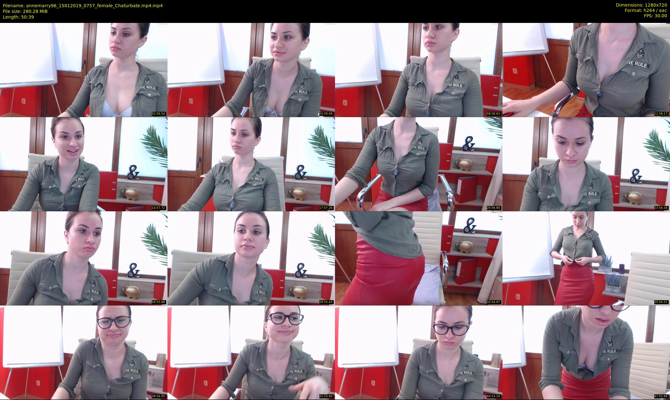 annemarry96 — 51 minute Chaturbate female cam show recording, 720p, Jan 15, 2019
