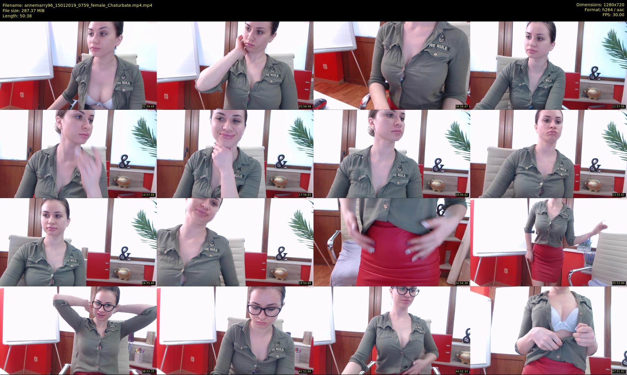 annemarry96 — 51 minute Chaturbate female cam show recording, 720p, Jan 15, 2019