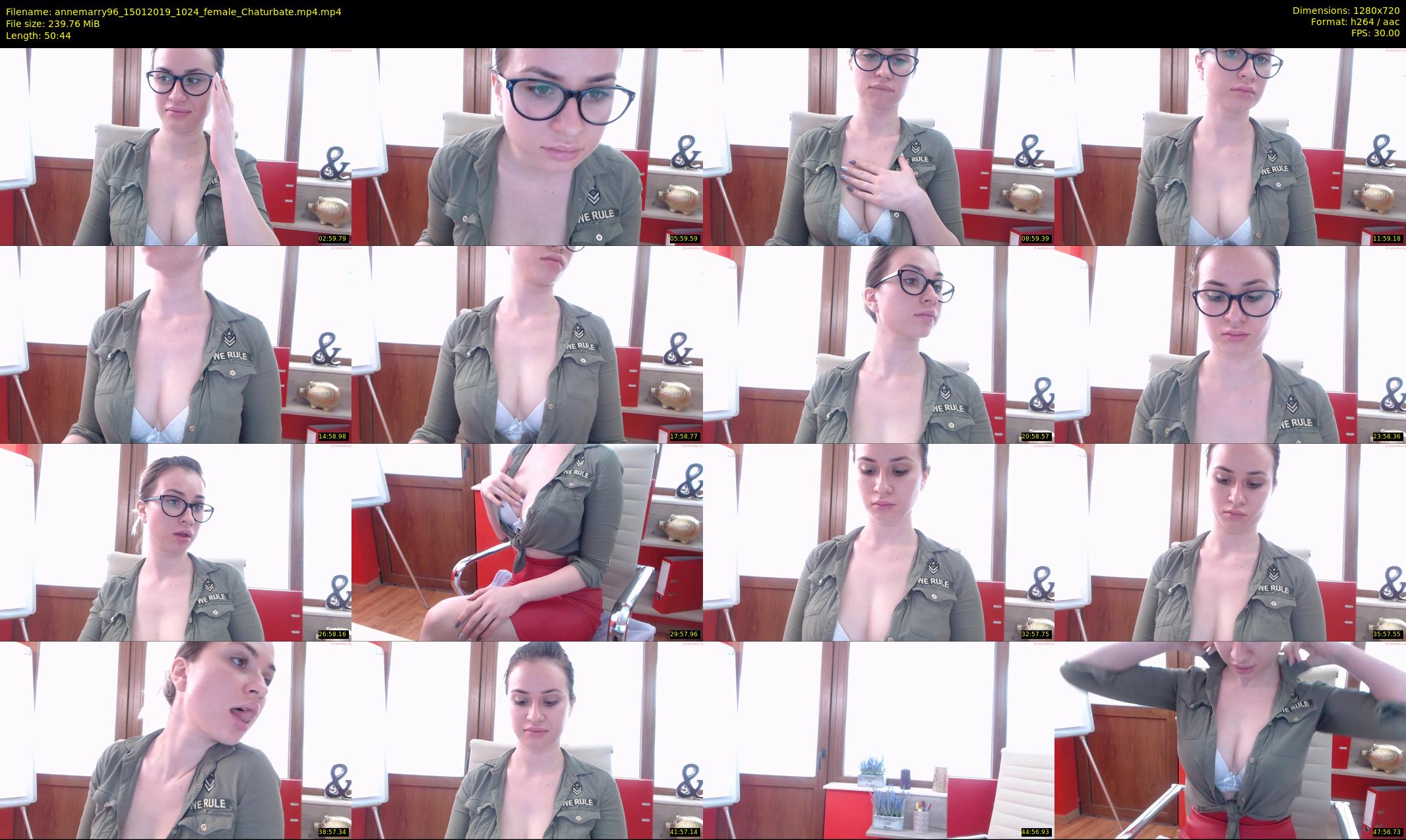 annemarry96 — 51 minute Chaturbate female cam show recording, 720p, Jan 15, 2019