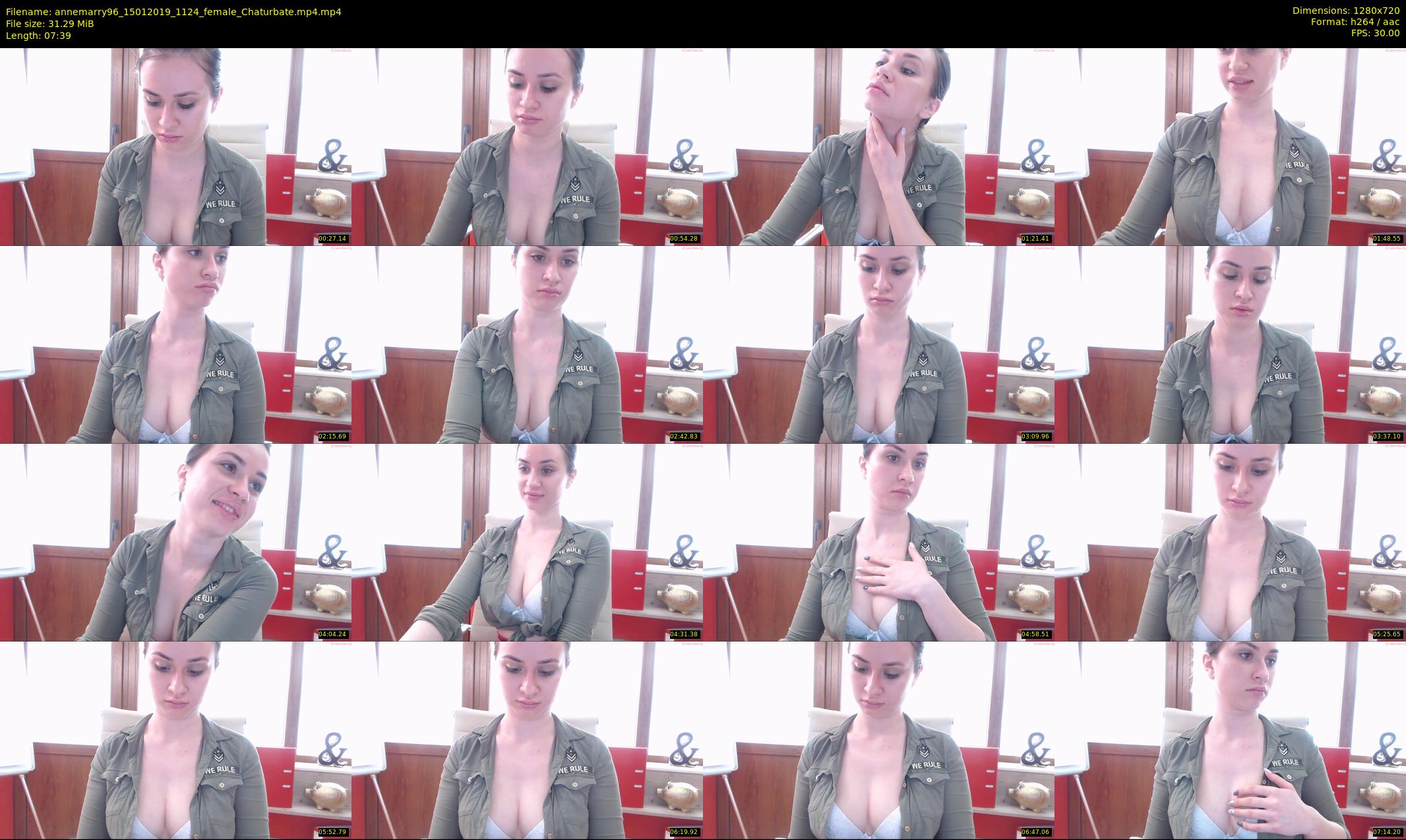 annemarry96 — 8 minute Chaturbate female cam show recording, 720p, Jan 15, 2019