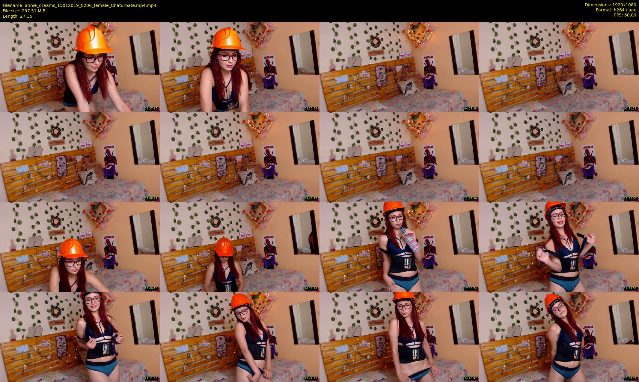 annie_dreams — 28 minute Chaturbate female cam show recording, 1080p, Jan 15, 2019