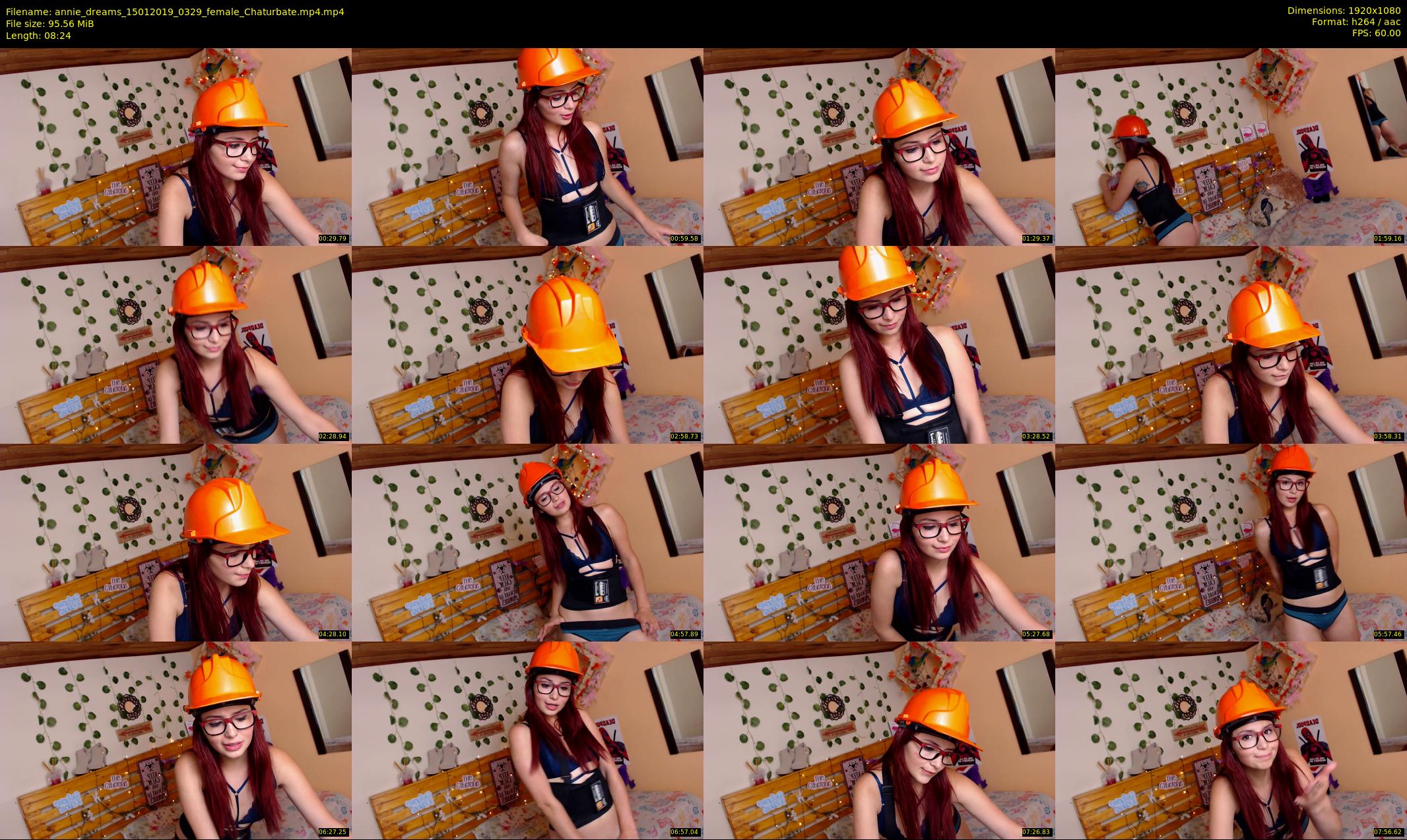 annie_dreams — 9 minute Chaturbate female cam show recording, 1080p, Jan 15, 2019