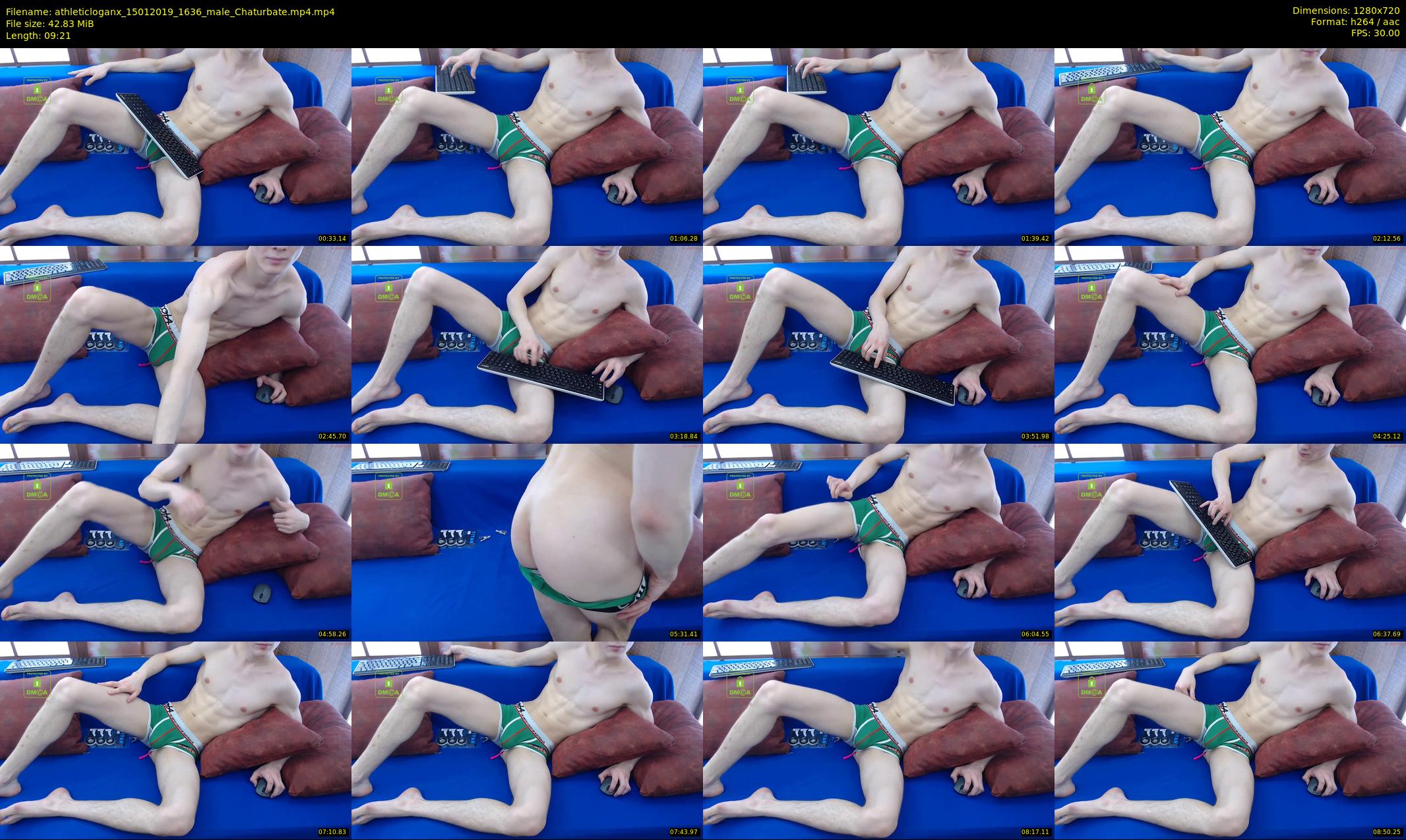 athleticloganx — 10 minute Chaturbate male cam show recording, 720p, Jan 15, 2019